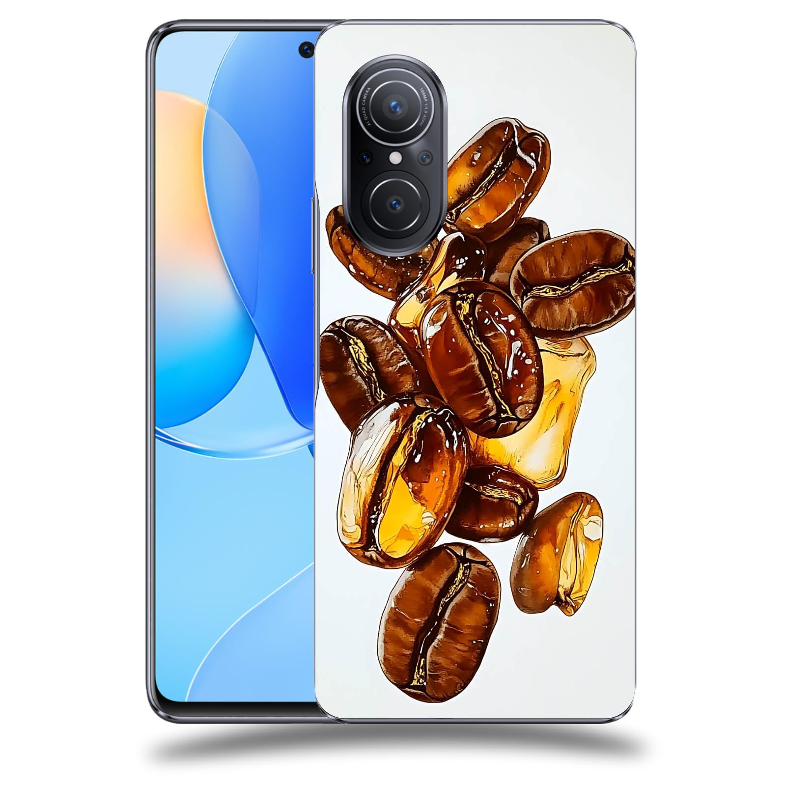 ACOVER Kryt na mobil Huawei Nova 9 SE - Karamelová energie