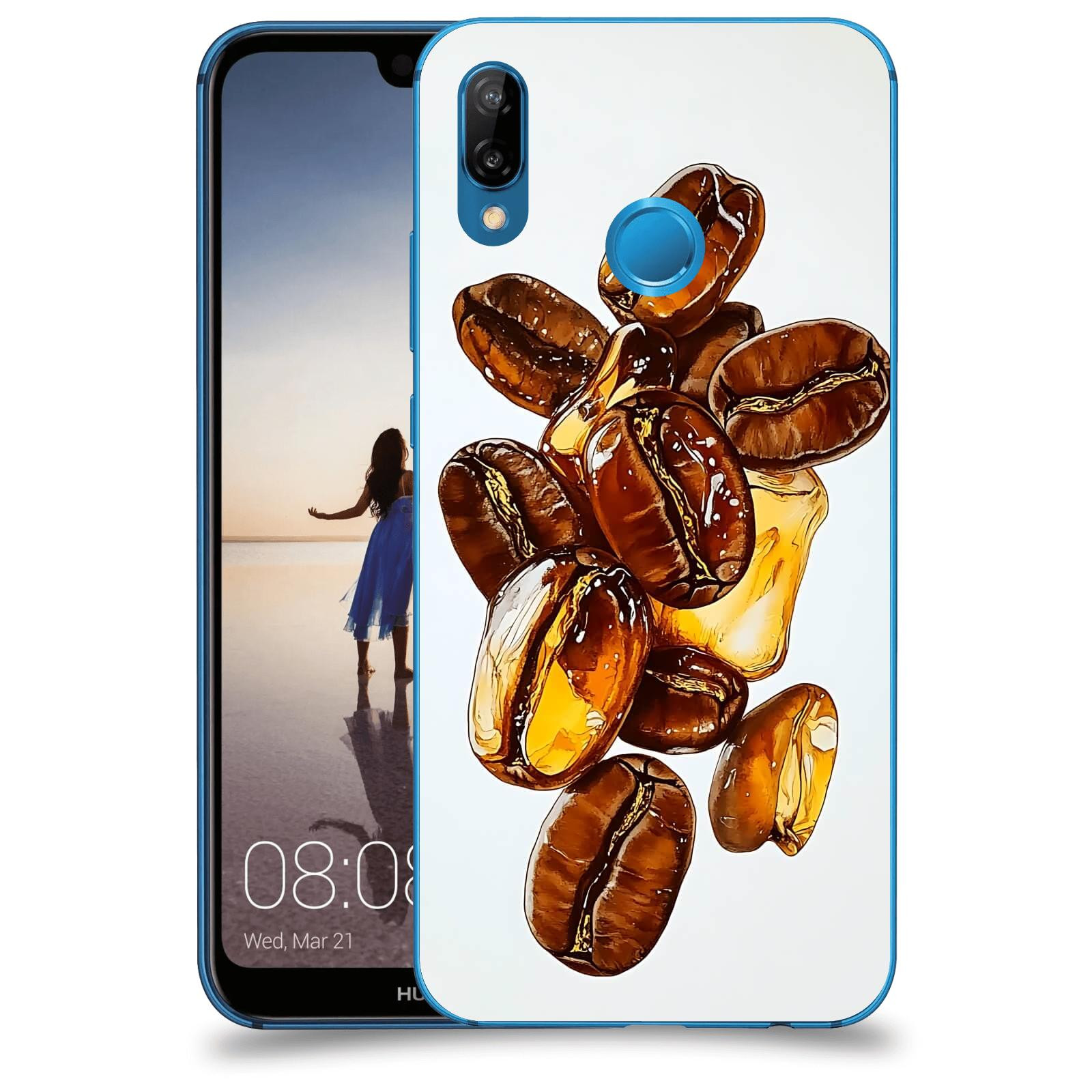 ACOVER Kryt na mobil Huawei P20 Lite - Karamelová energie