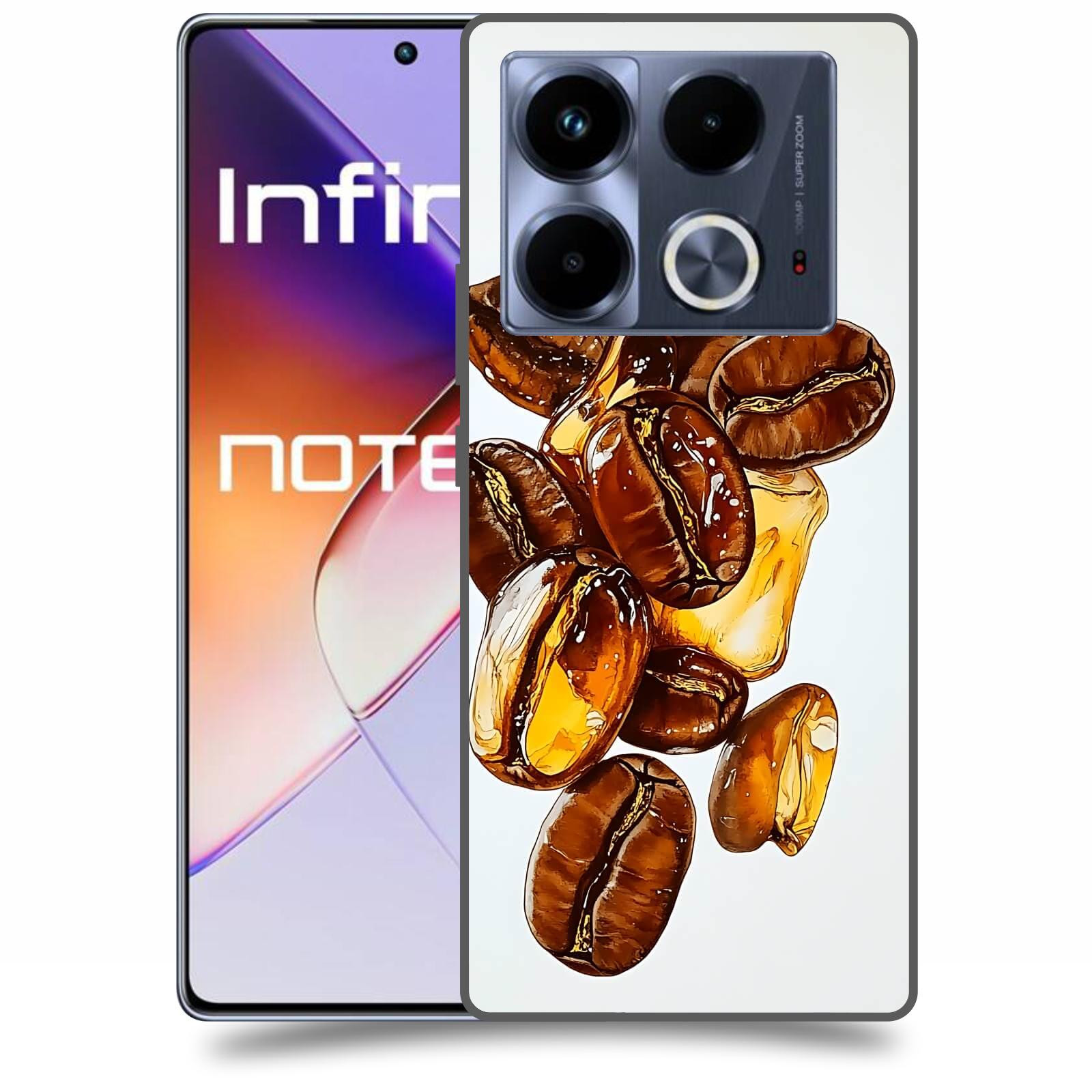 ACOVER Kryt na mobil Infinix Note 40 - Karamelová energie