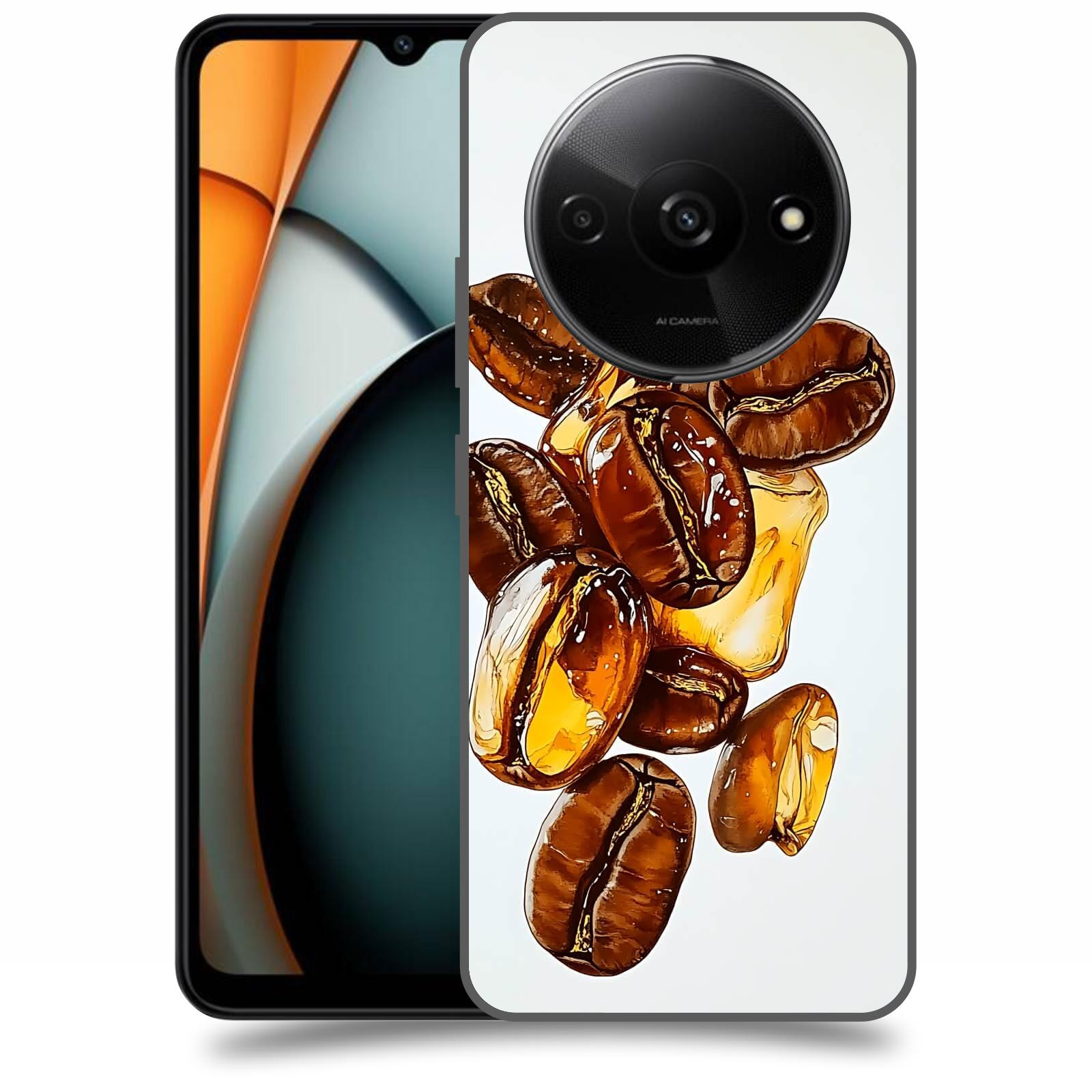 ACOVER Kryt na mobil Xiaomi Redmi A3 - Karamelová energie