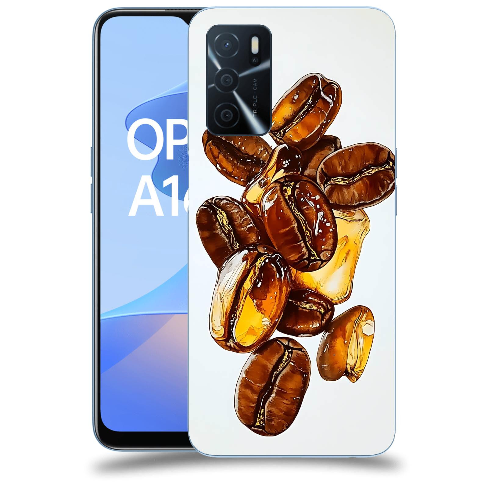 ACOVER Kryt na mobil OPPO A16s - Karamelová energie