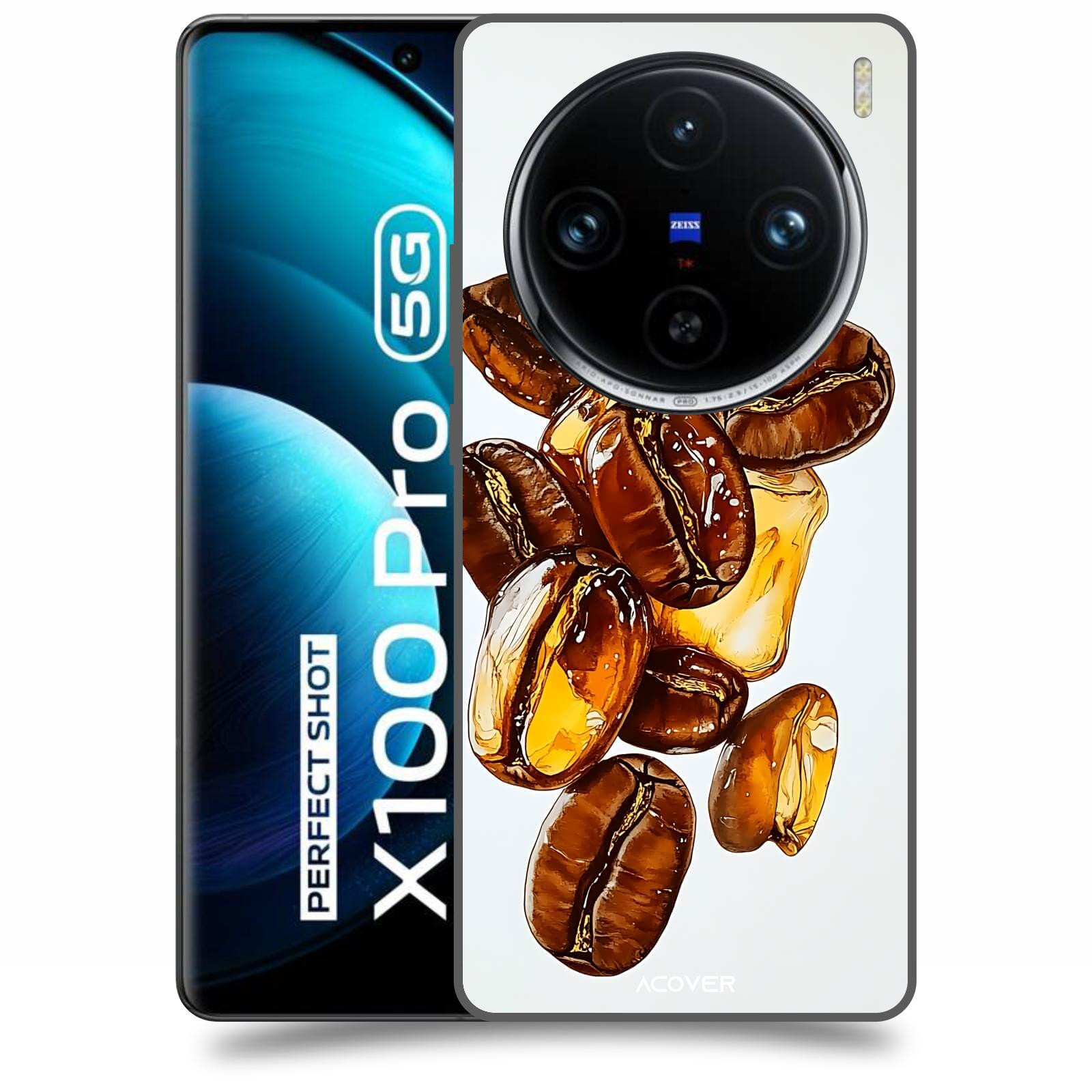 ACOVER Kryt na mobil Vivo X100 Pro - Karamelová energie