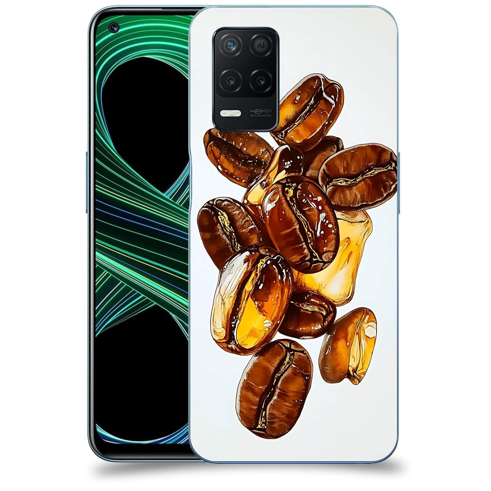 ACOVER Kryt na mobil Realme 8 5G - Karamelová energie