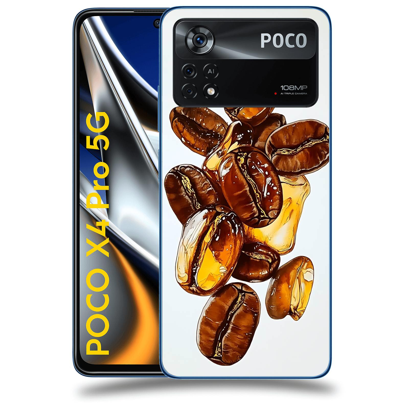 ACOVER Kryt na mobil Xiaomi Poco X4 Pro 5G - Karamelová energie
