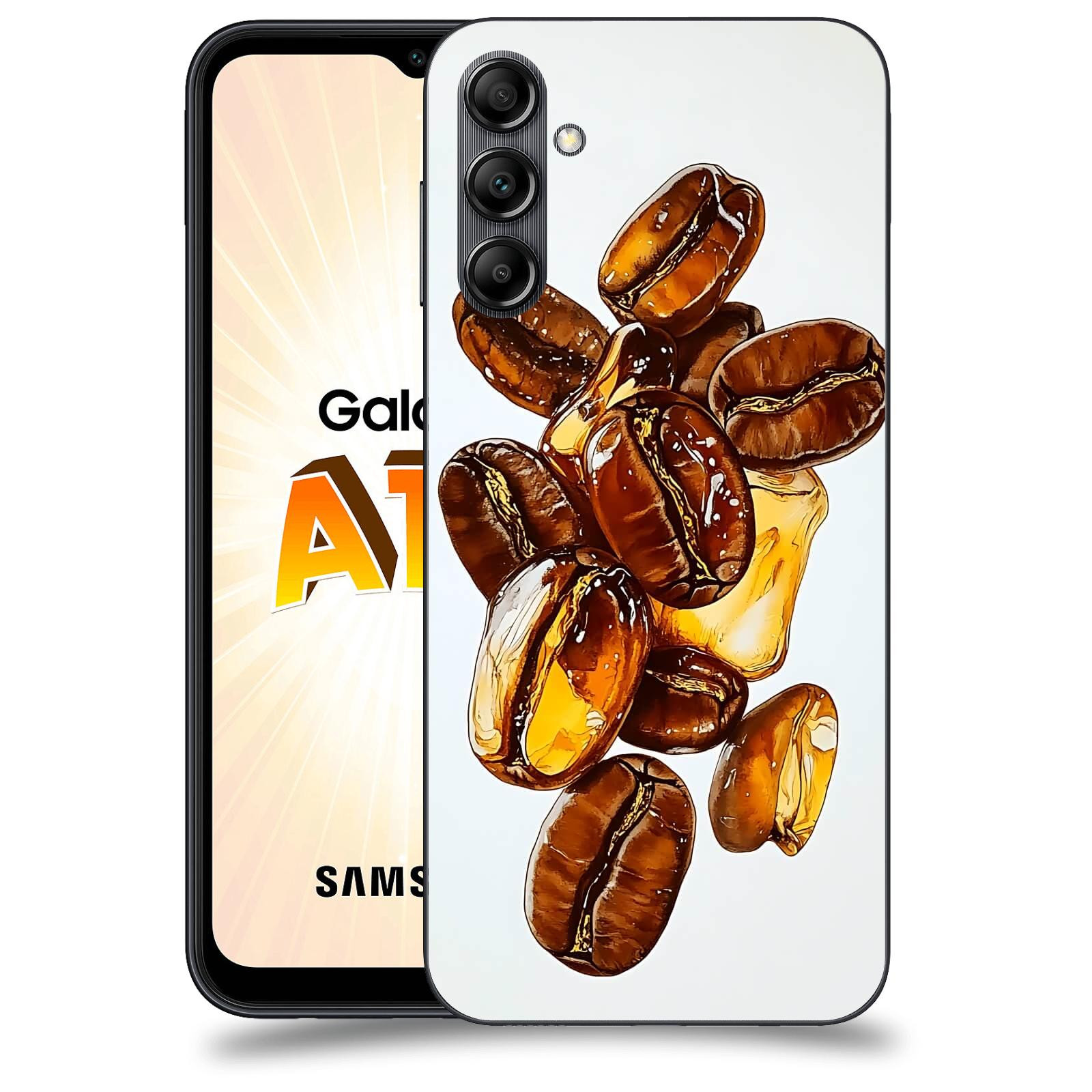 ACOVER Kryt na mobil Samsung Galaxy A14 LTE - Karamelová energie
