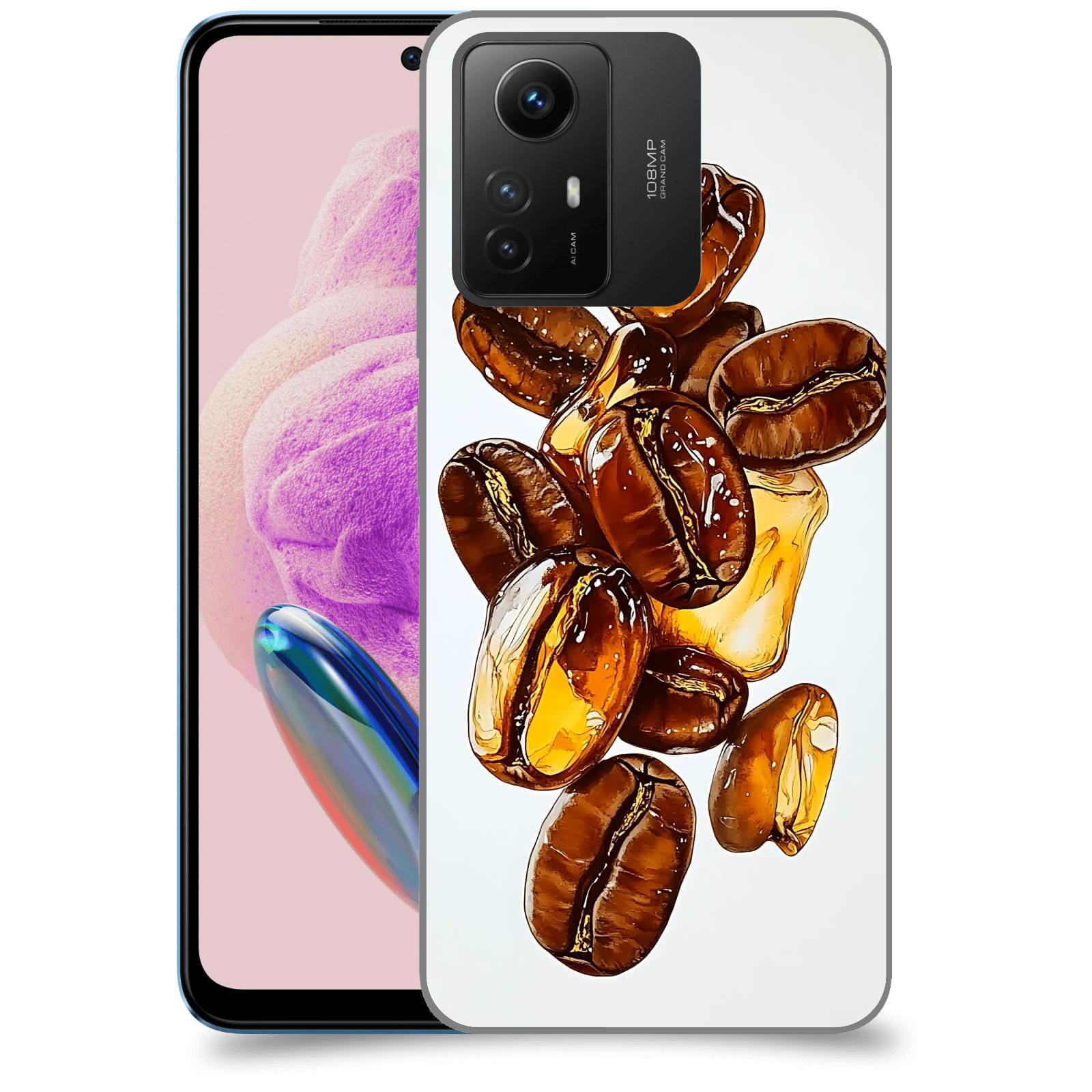 ACOVER Kryt na mobil Xiaomi Redmi Note 12S - Karamelová energie