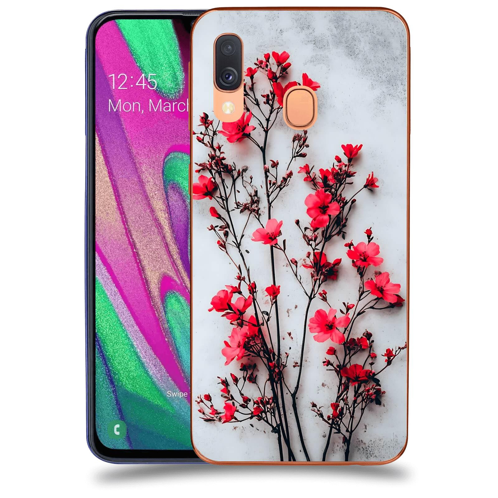 ACOVER Kryt na mobil Samsung Galaxy A40 A405F - Kontrastní elegance