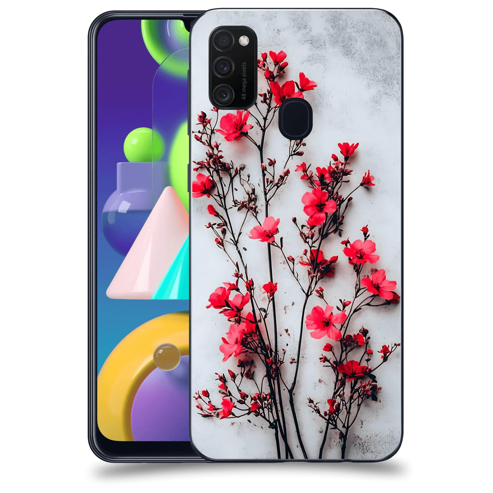 ACOVER Kryt na mobil Samsung Galaxy M21 M215F - Kontrastní elegance