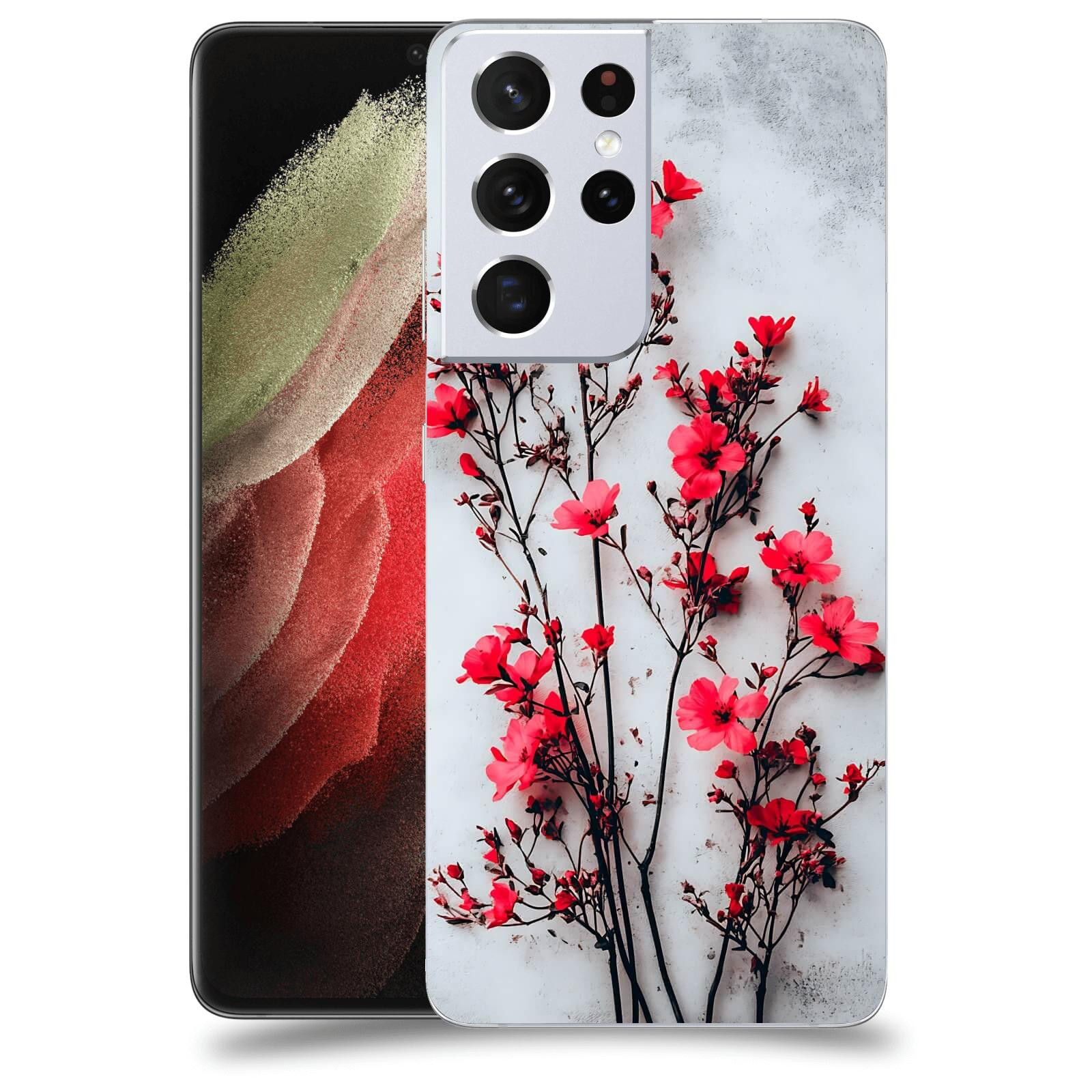 ACOVER Kryt na mobil Samsung Galaxy S21 Ultra 5G G998B - Kontrastní elegance