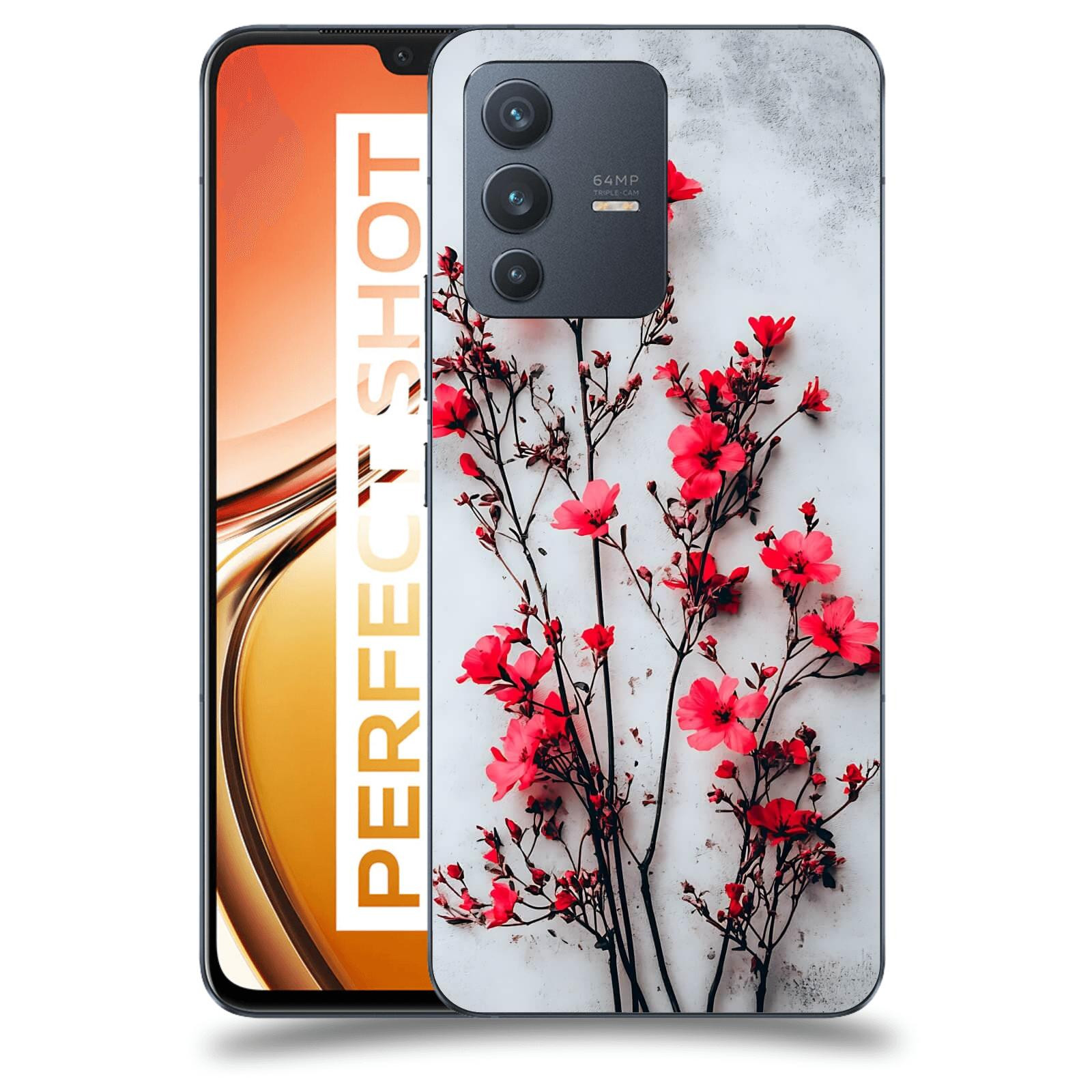 ACOVER Kryt na mobil Vivo V23 5G - Kontrastní elegance