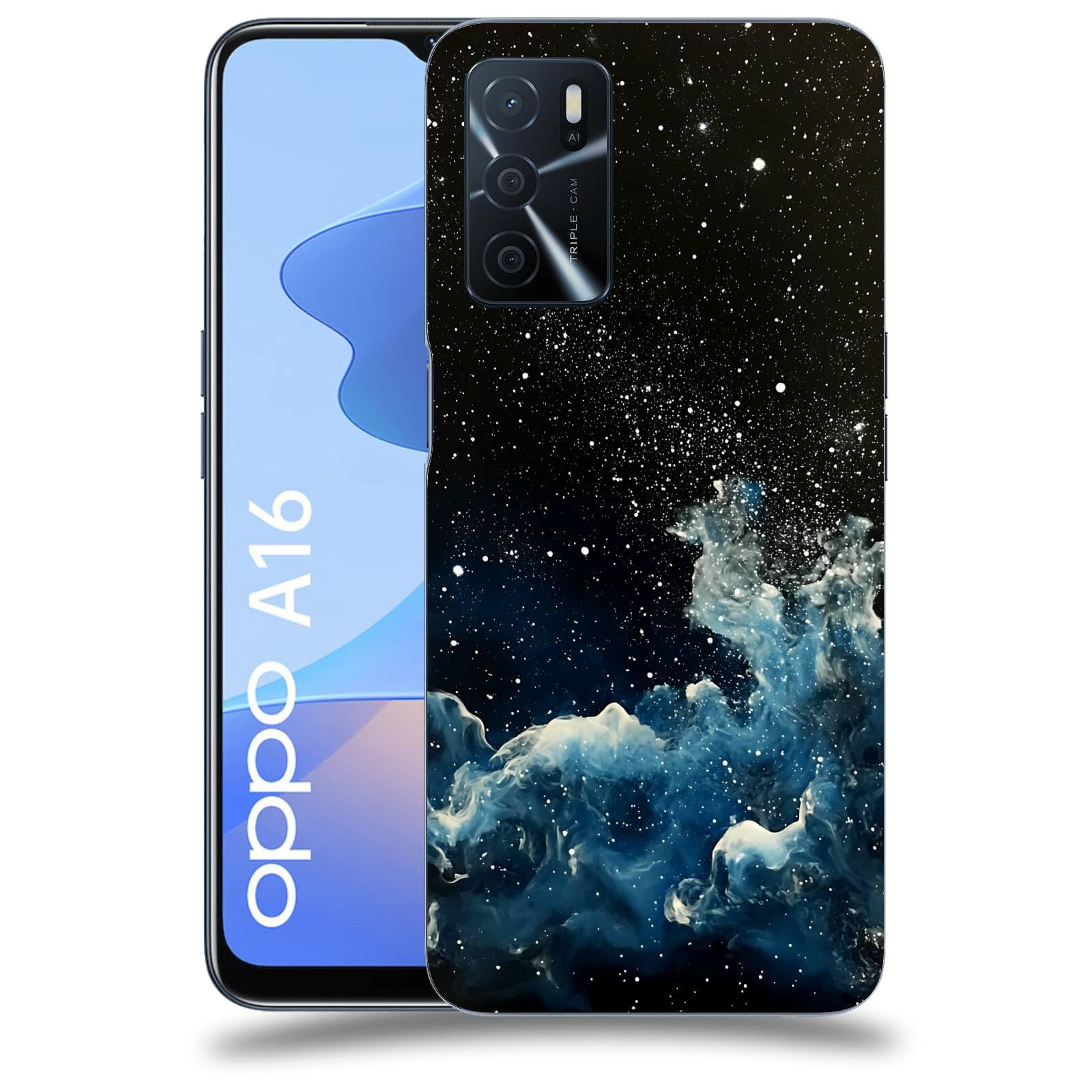 ACOVER Kryt na mobil OPPO A16 - Kosmická mlhovina