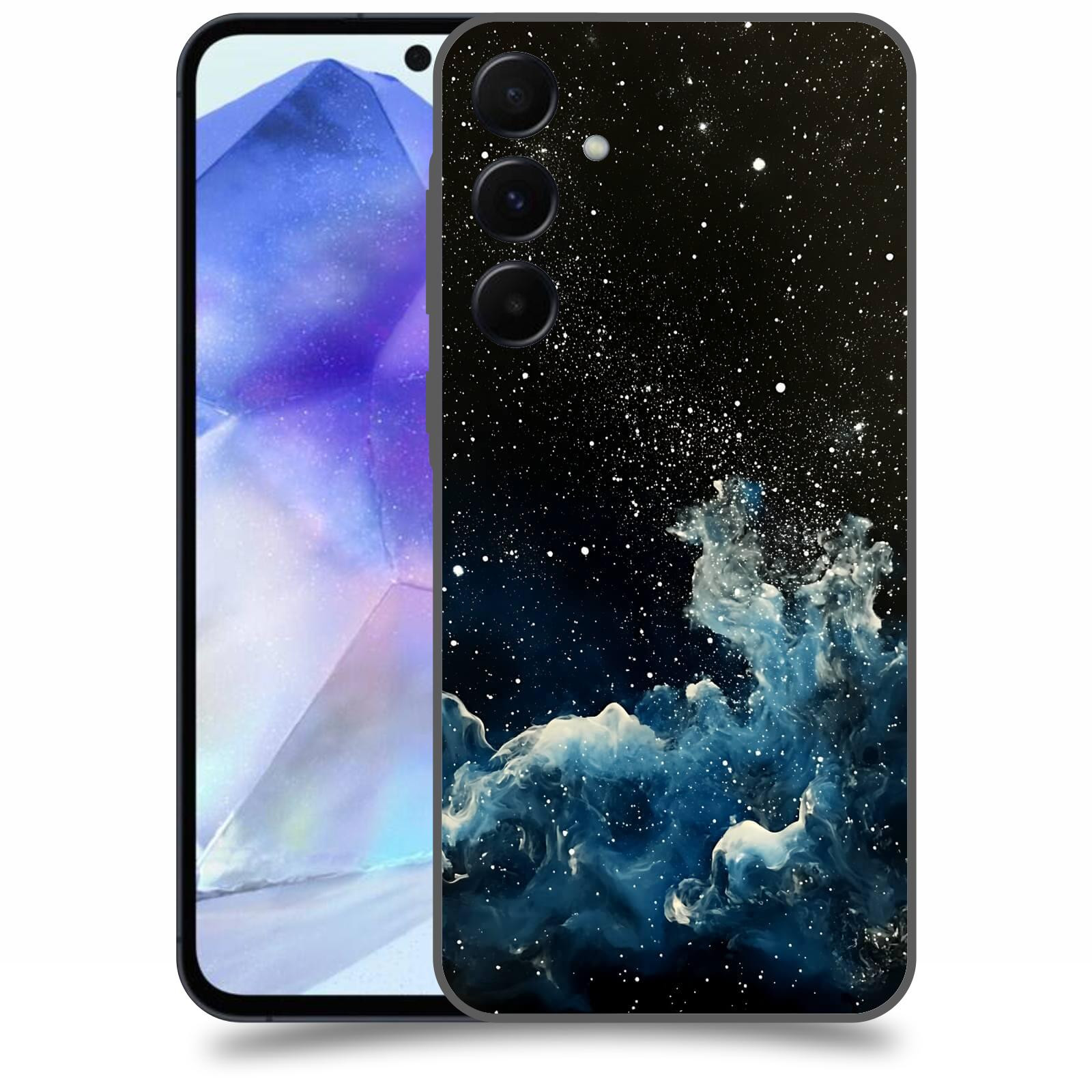 ACOVER Kryt na mobil Samsung Galaxy A55 5G - Kosmická mlhovina