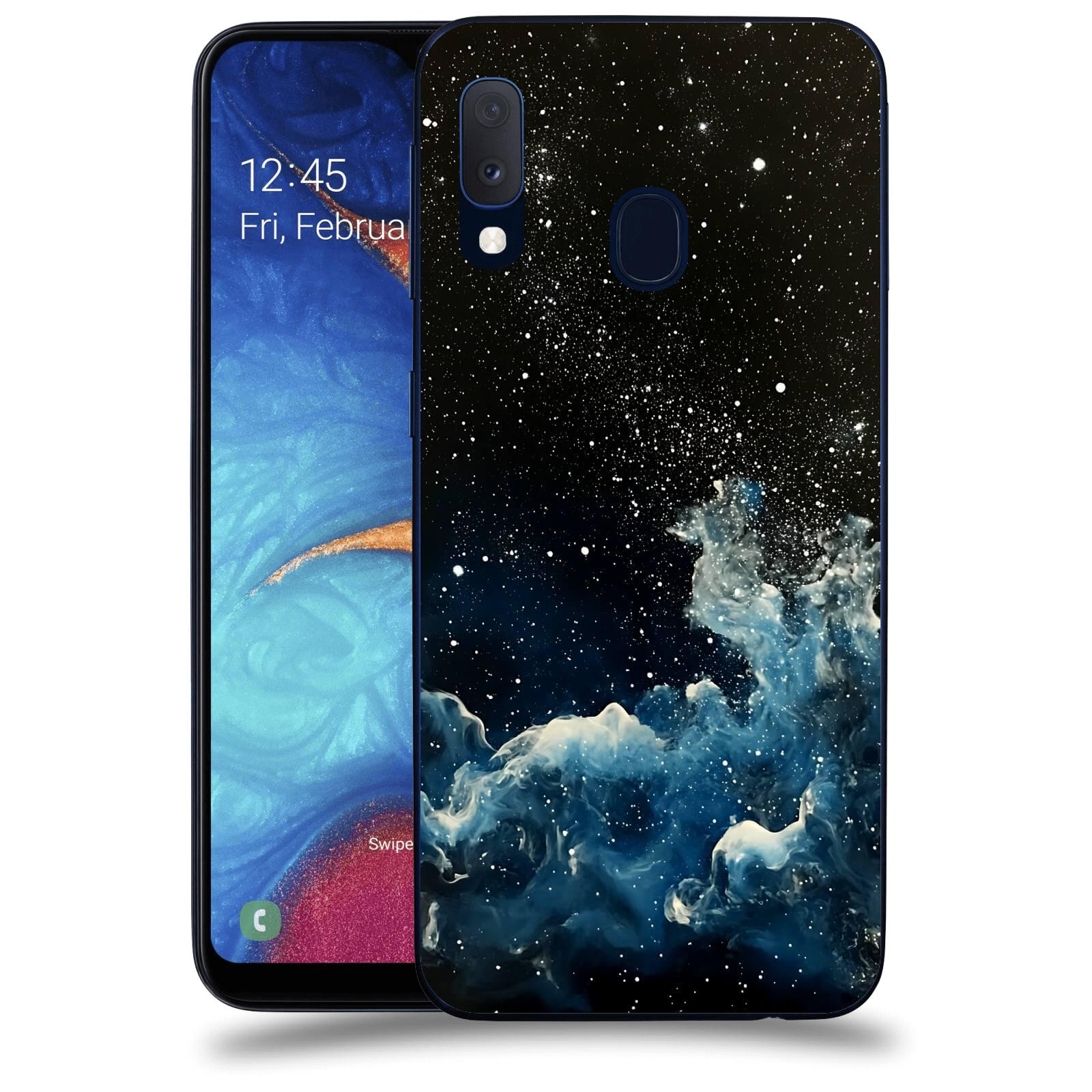 ACOVER Kryt na mobil Samsung Galaxy A20e A202F - Kosmická mlhovina