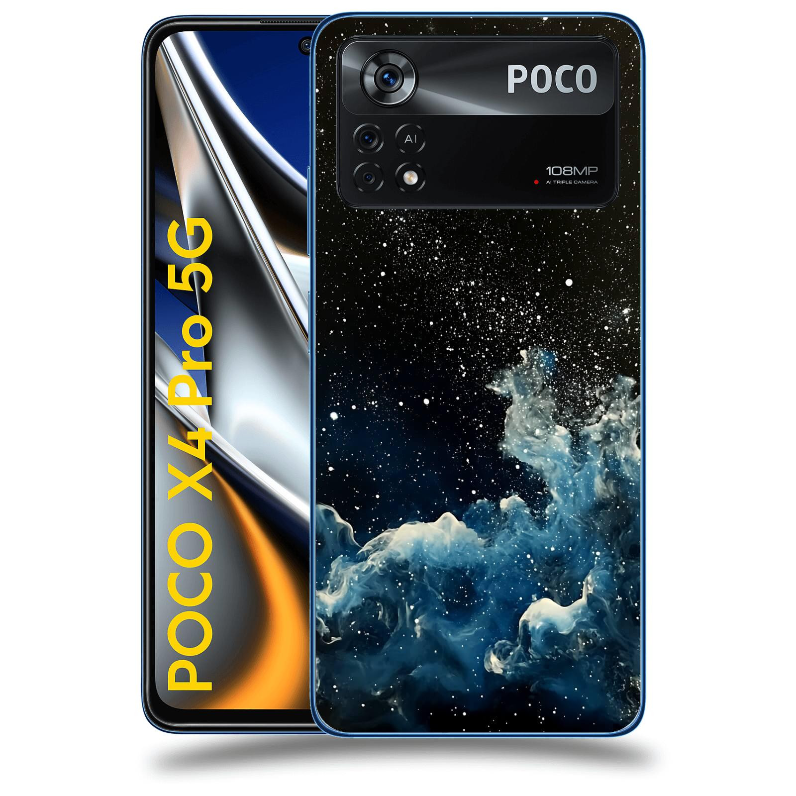 ACOVER Kryt na mobil Xiaomi Poco X4 Pro 5G - Kosmická mlhovina