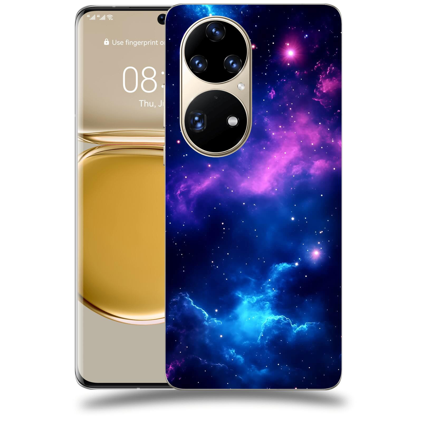 ACOVER Kryt na mobil Huawei P50 - Kosmická symfonie