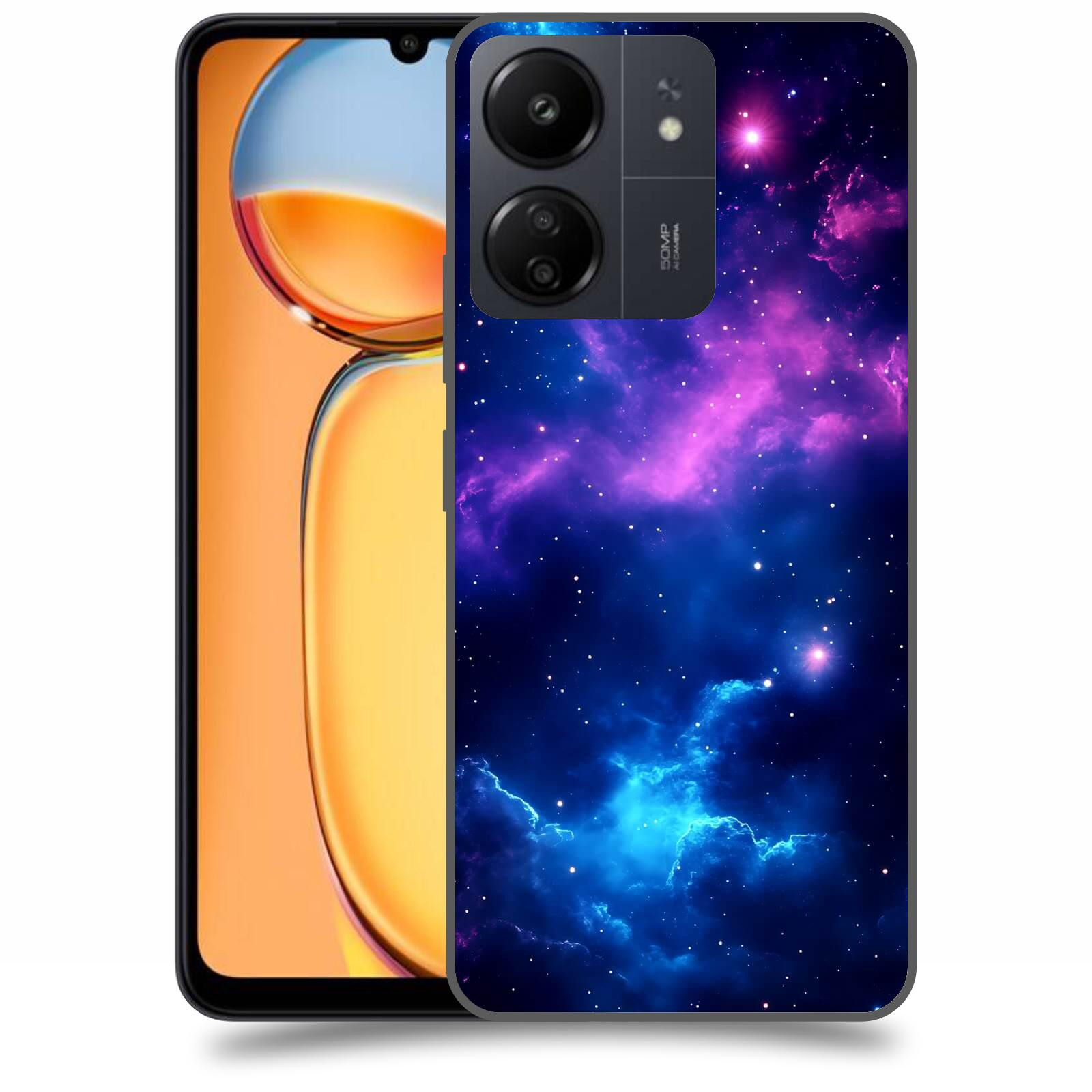 ACOVER Kryt na mobil Xiaomi Redmi 13C 4G  Kosmická symfonie