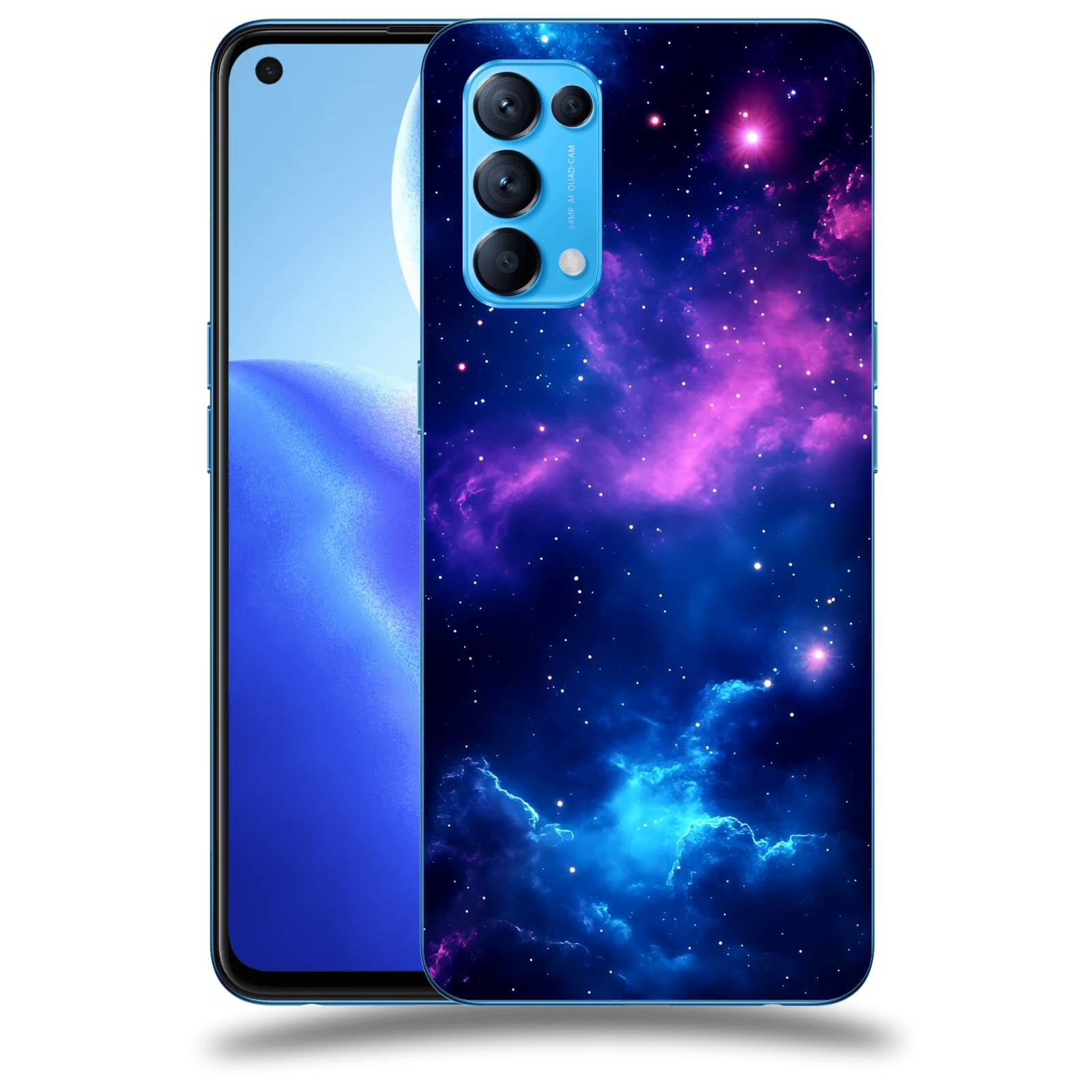 ACOVER Kryt na mobil OPPO Reno 5 5G - Kosmická symfonie
