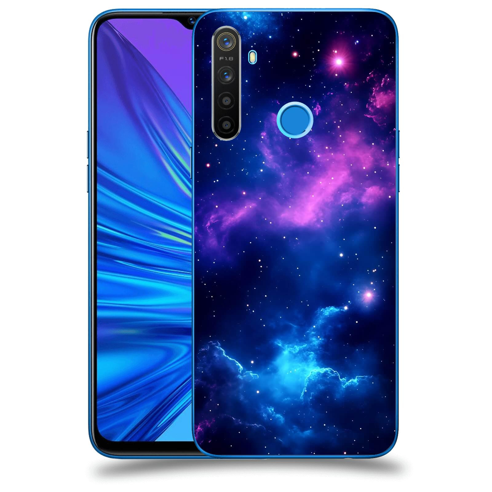 ACOVER Kryt na mobil Realme 5 - Kosmická symfonie