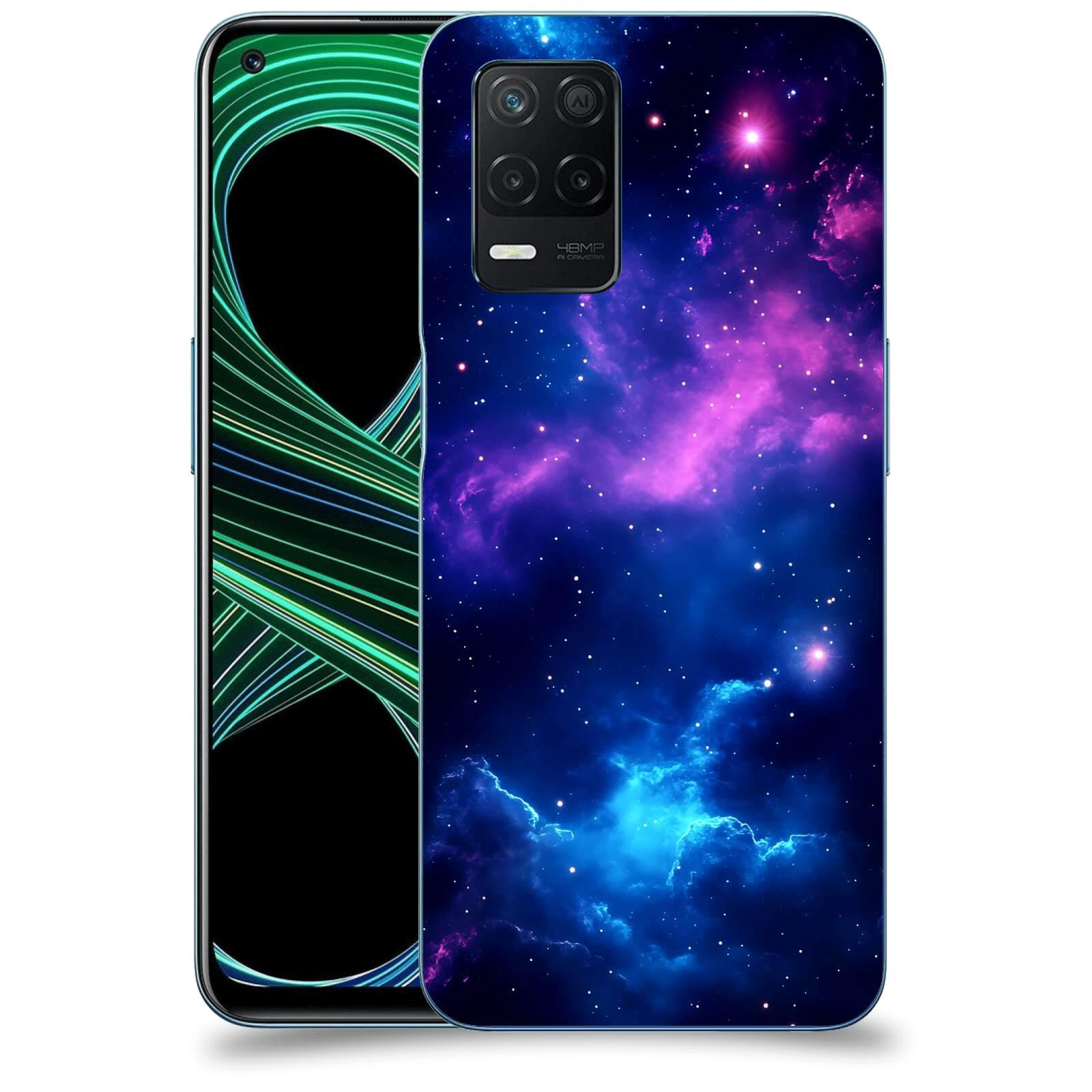 ACOVER Kryt na mobil Realme 8 5G - Kosmická symfonie