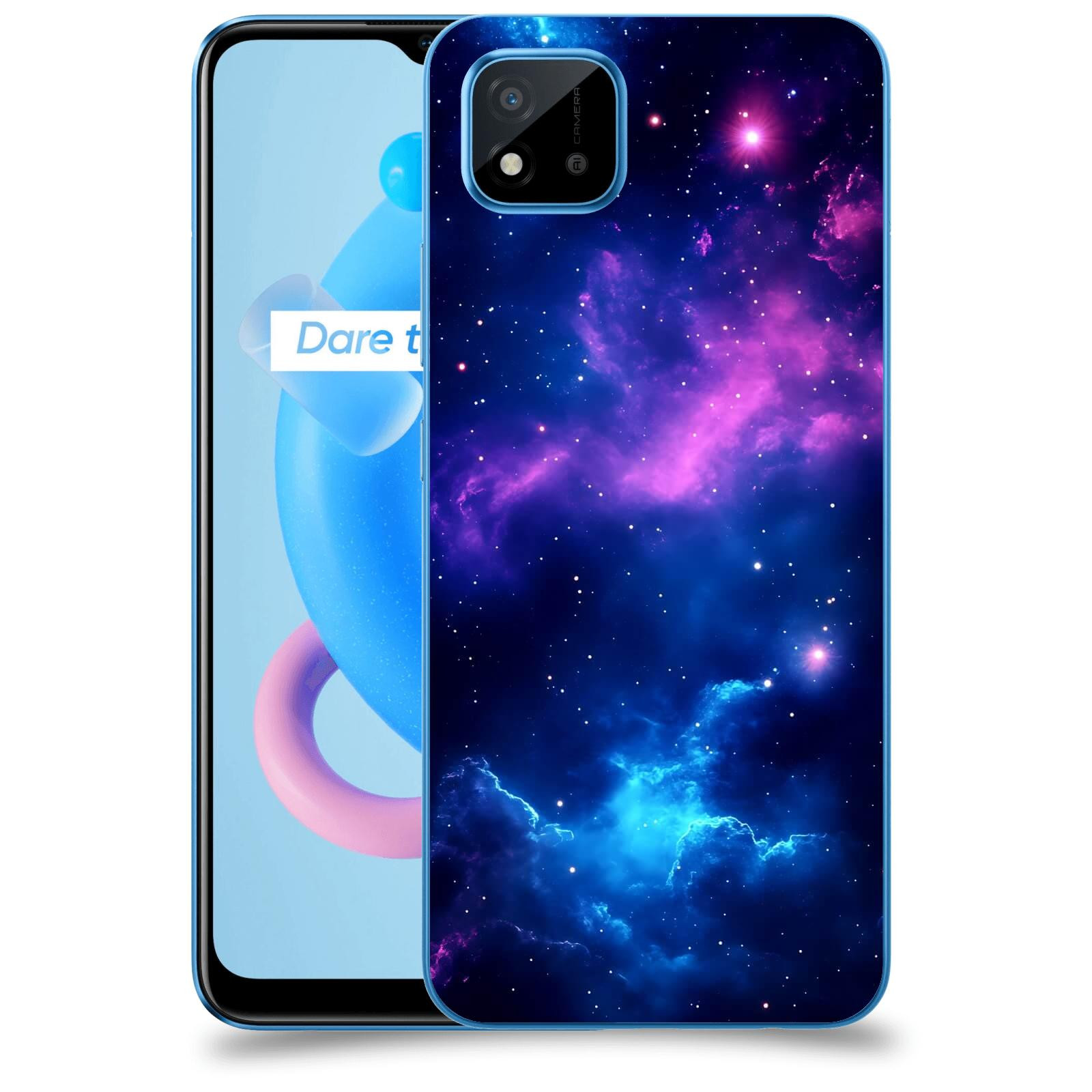 ACOVER Kryt na mobil Realme C11 (2021) - Kosmická symfonie