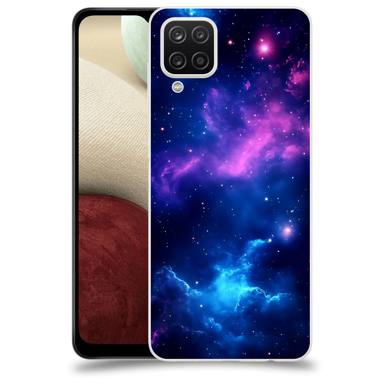 ACOVER Kryt na mobil Samsung Galaxy A12 A125F - Kosmická symfonie