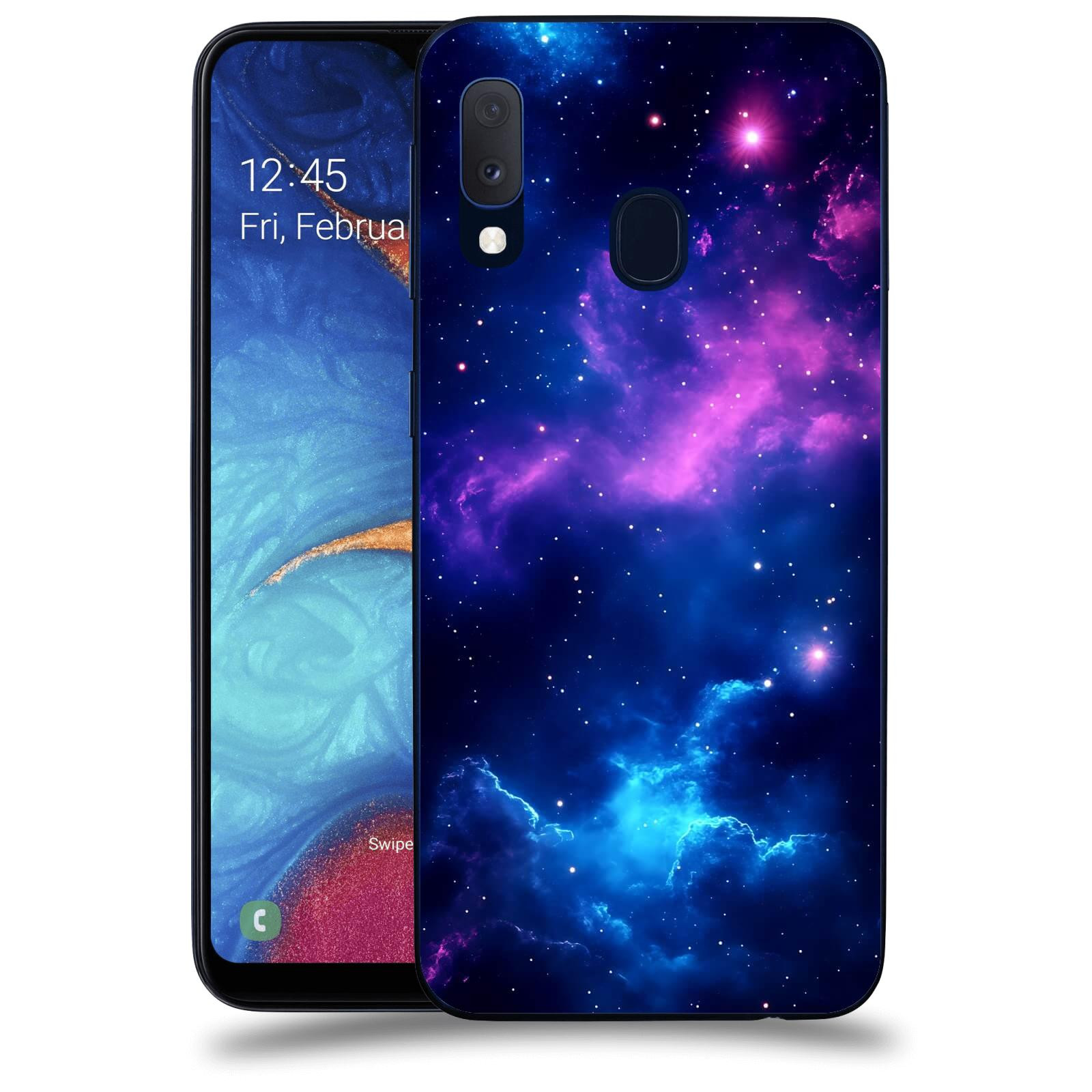 ACOVER Kryt na mobil Samsung Galaxy A20e A202F - Kosmická symfonie