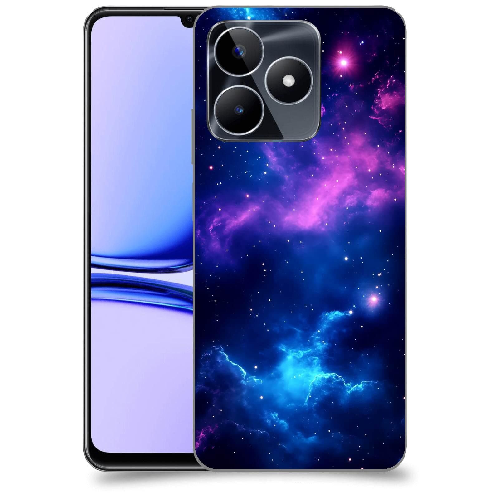 ACOVER Kryt na mobil Realme C53 - Kosmická symfonie