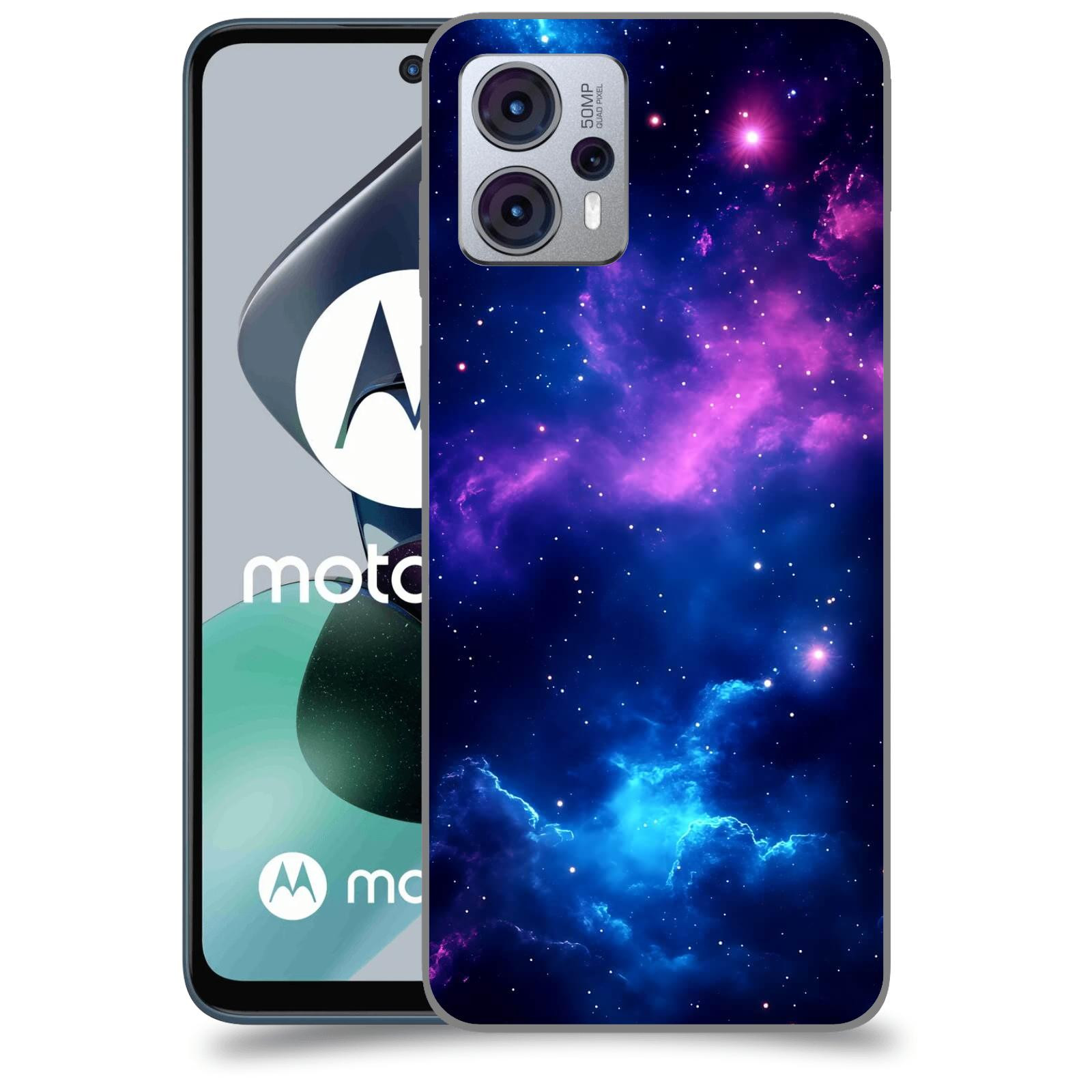 ACOVER Kryt na mobil Motorola Moto G23 - Kosmická symfonie