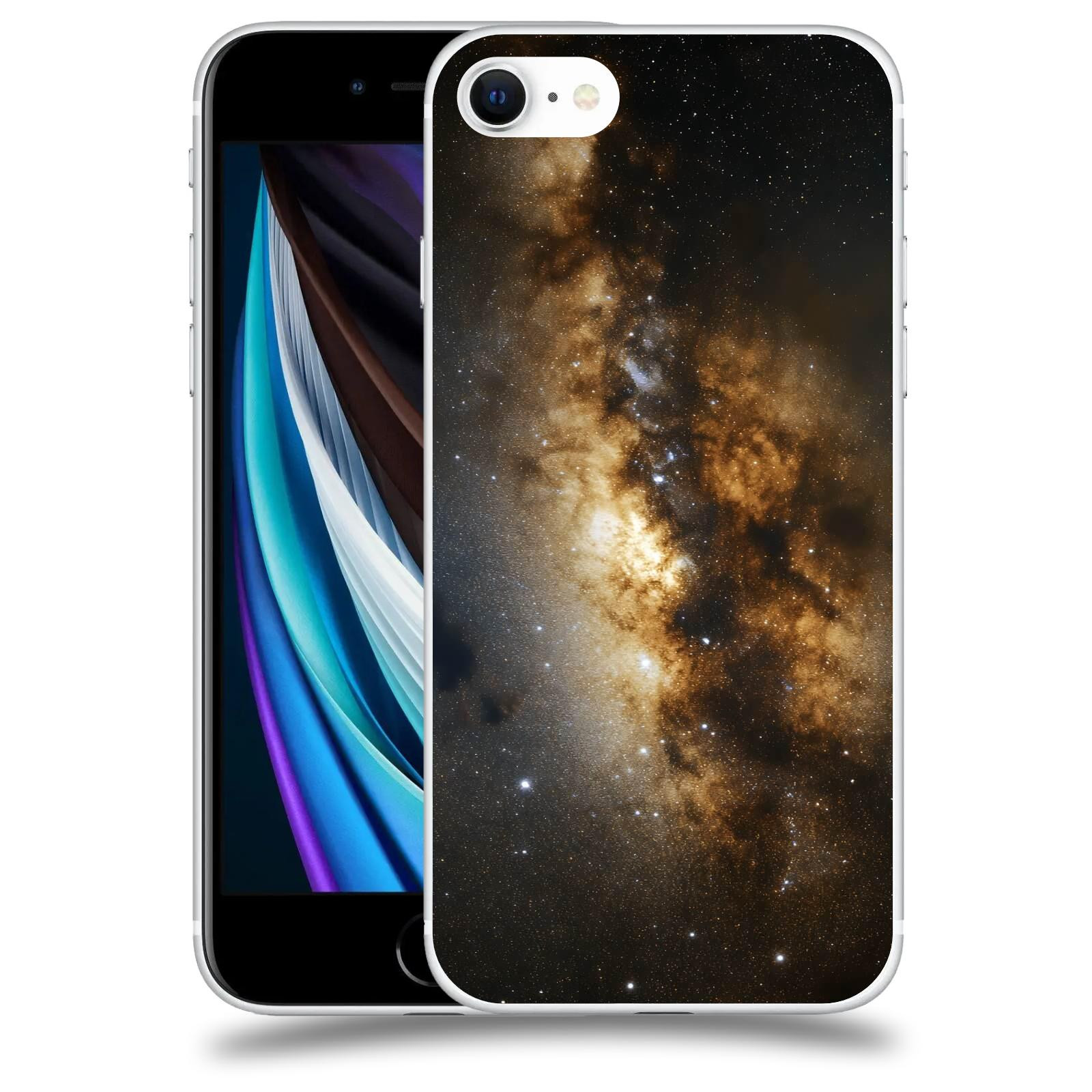 ACOVER Kryt na mobil Apple iPhone SE 2020 - Kosmický oheň