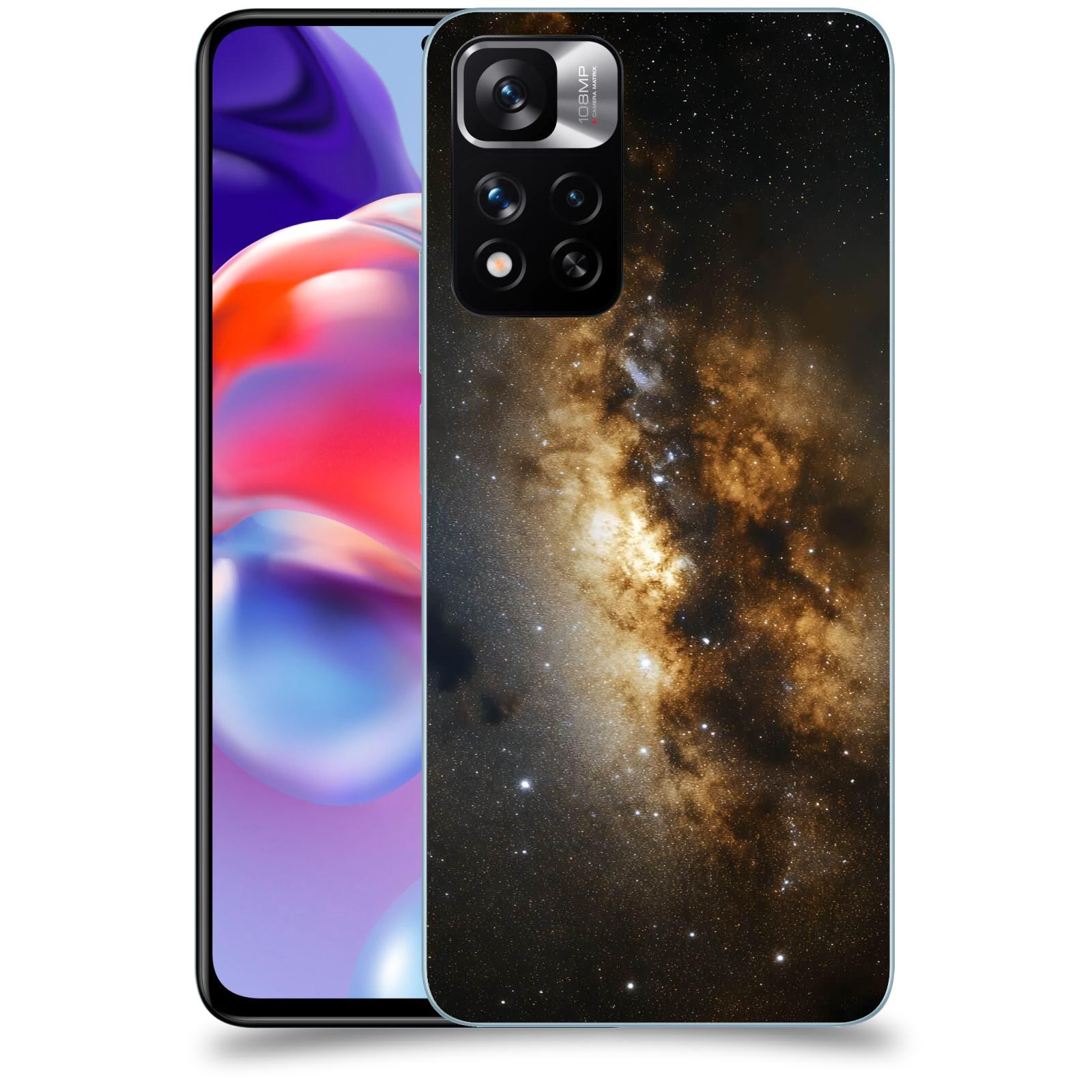 ACOVER Kryt na mobil Xiaomi Redmi Note 11 Pro+ 5G - Kosmický oheň