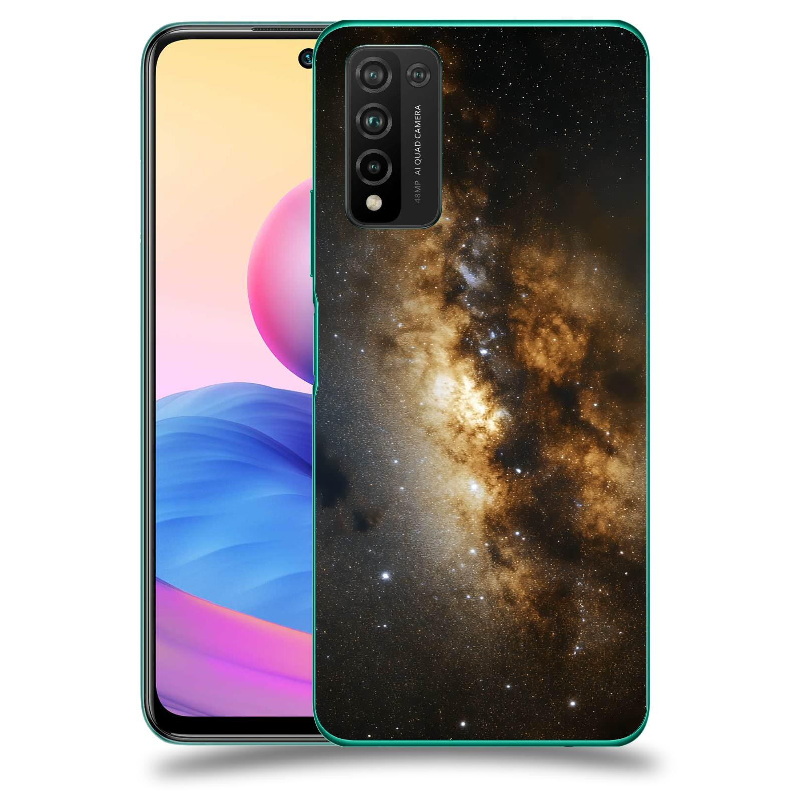 ACOVER Kryt na mobil Honor 10X Lite - Kosmický oheň