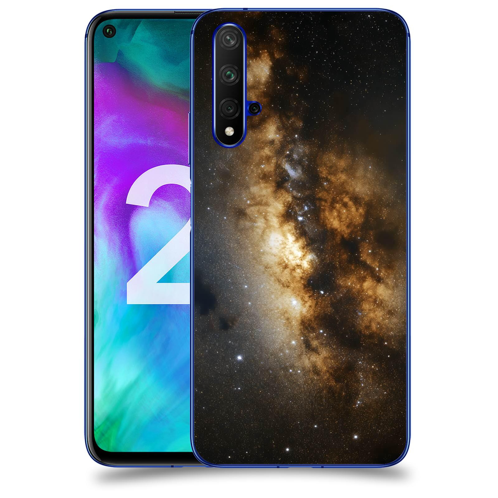 ACOVER Kryt na mobil Honor 20 - Kosmický oheň