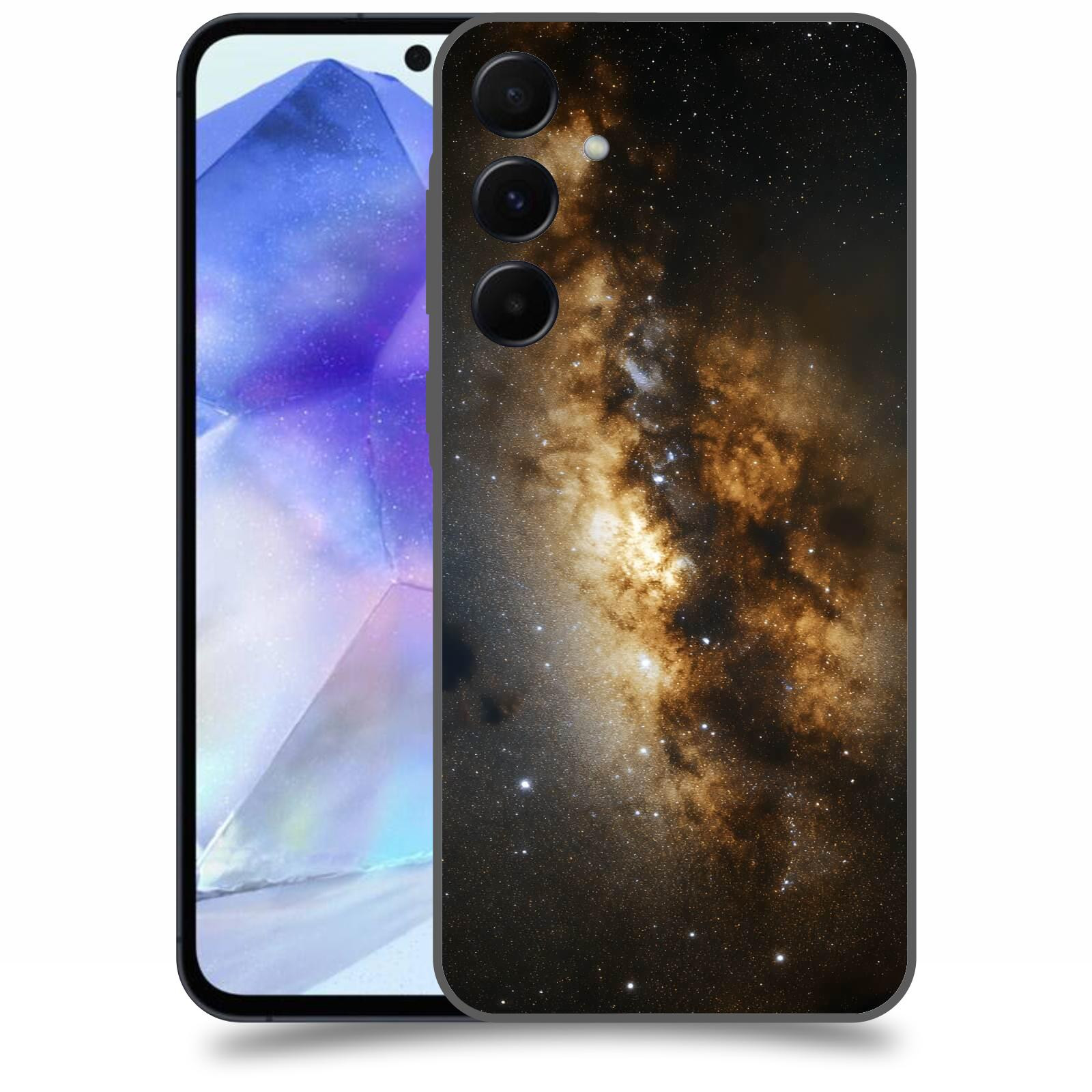 ACOVER Kryt na mobil Samsung Galaxy A55 5G - Kosmický oheň