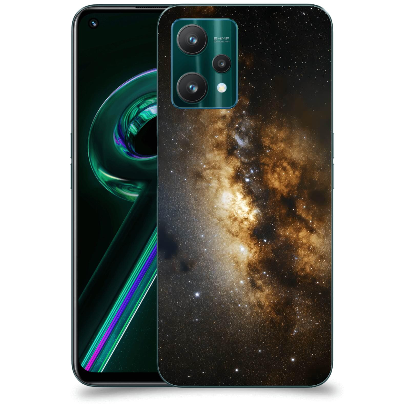 ACOVER Kryt na mobil Realme 9 Pro 5G - Kosmický oheň