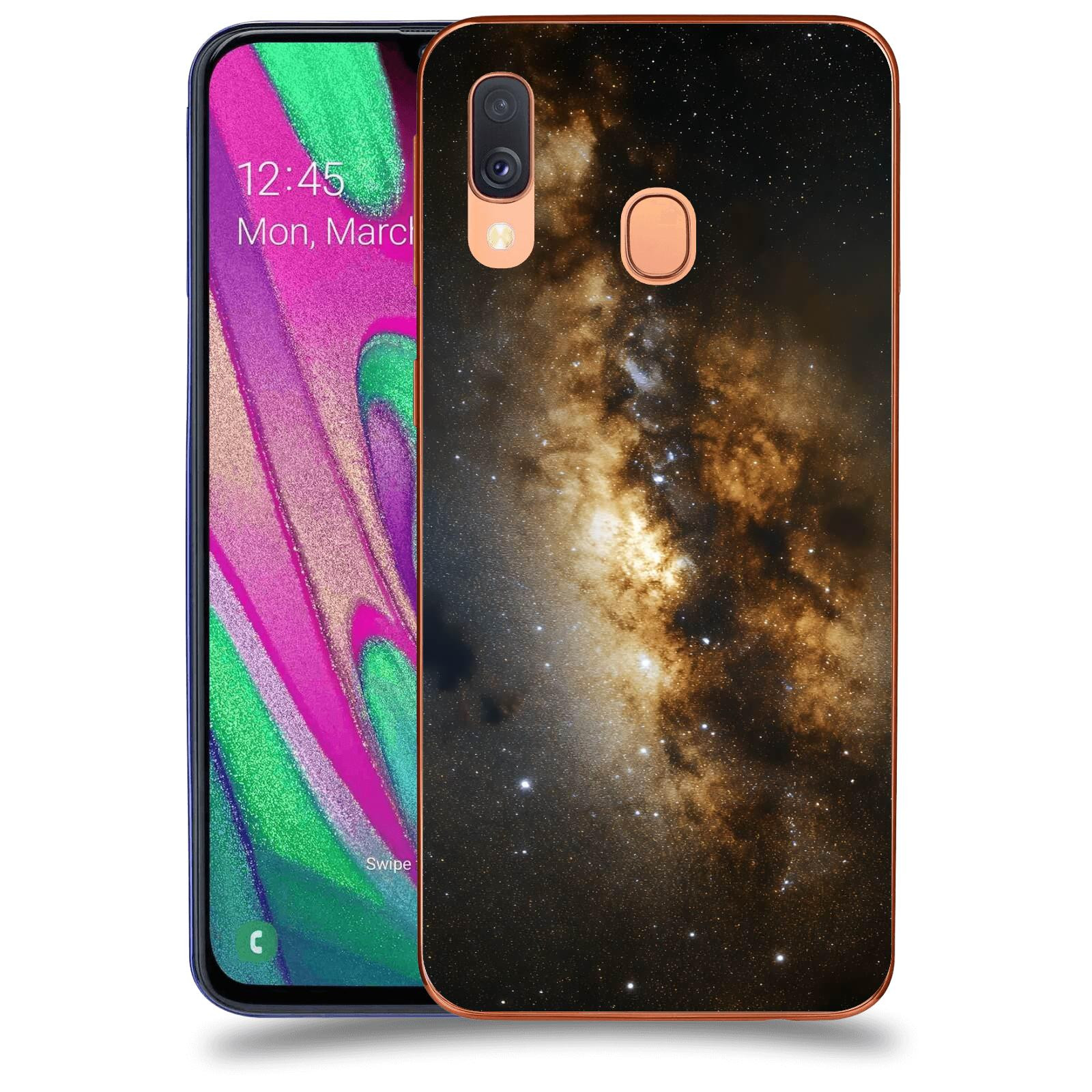 ACOVER Kryt na mobil Samsung Galaxy A40 A405F - Kosmický oheň