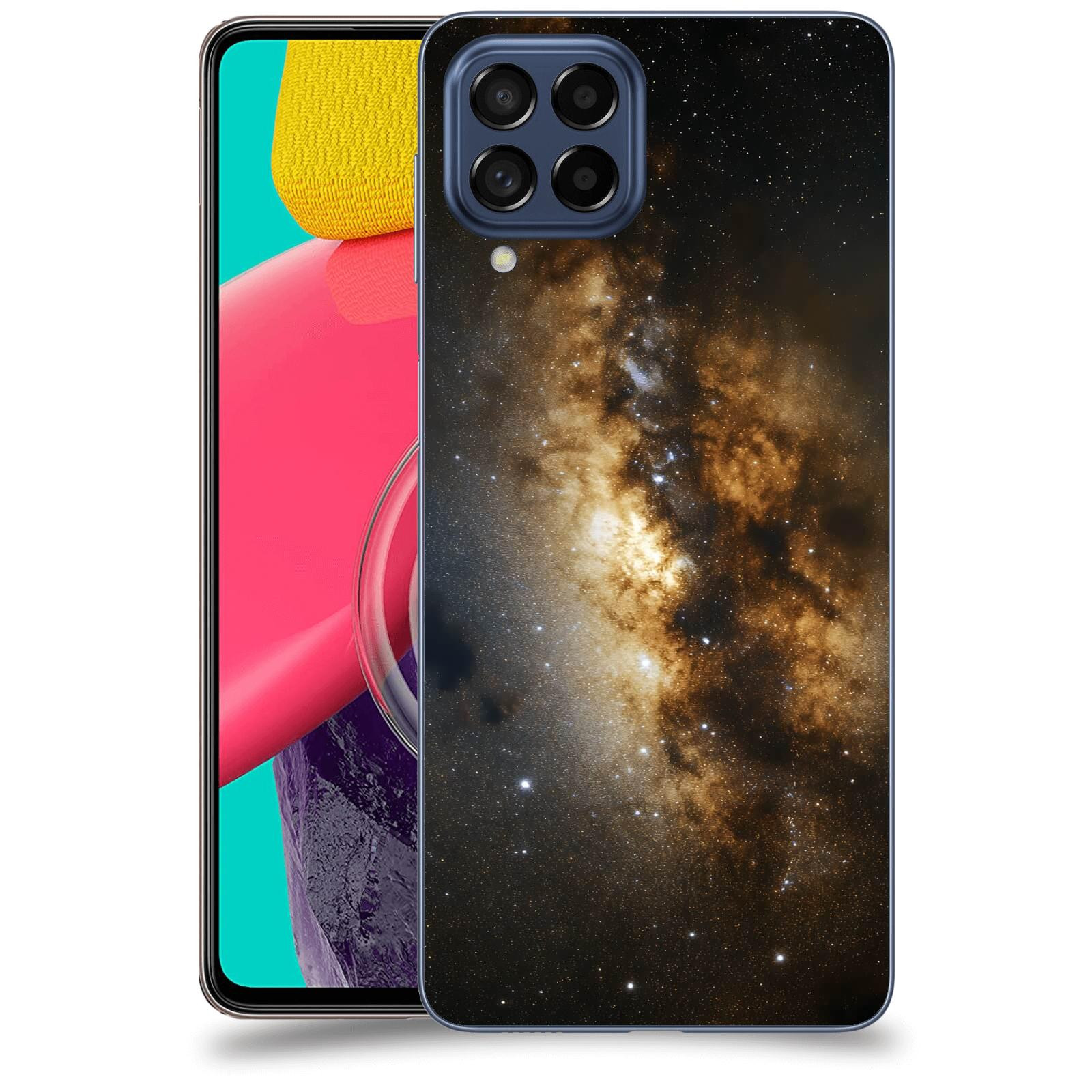 ACOVER Kryt na mobil Samsung Galaxy M53 5G - Kosmický oheň