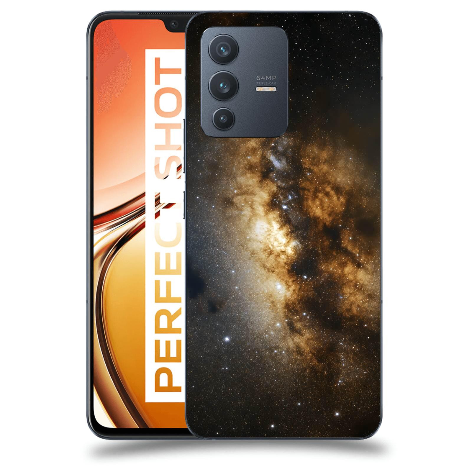 ACOVER Kryt na mobil Vivo V23 5G - Kosmický oheň