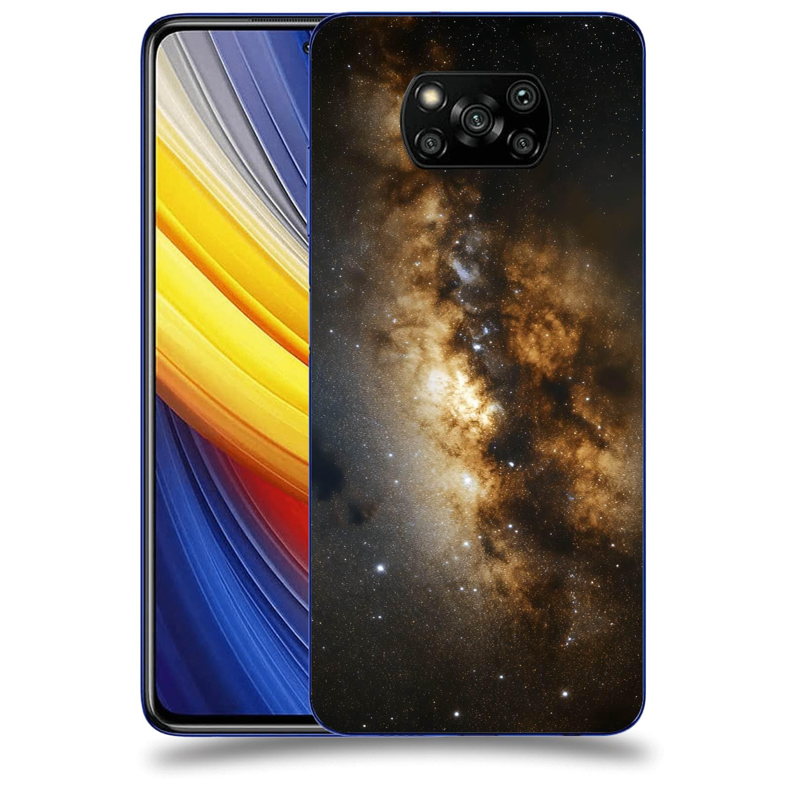 ACOVER Kryt na mobil Xiaomi Poco X3 Pro - Kosmický oheň