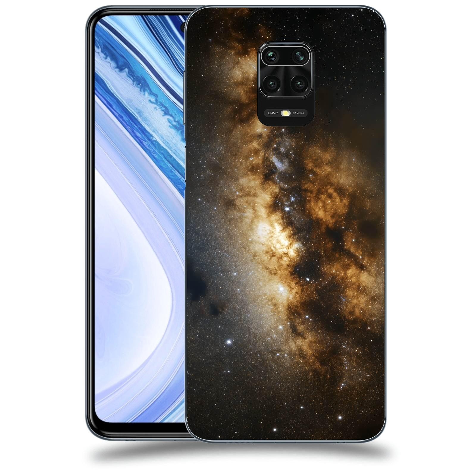 ACOVER Kryt na mobil Xiaomi Redmi Note 9 Pro - Kosmický oheň
