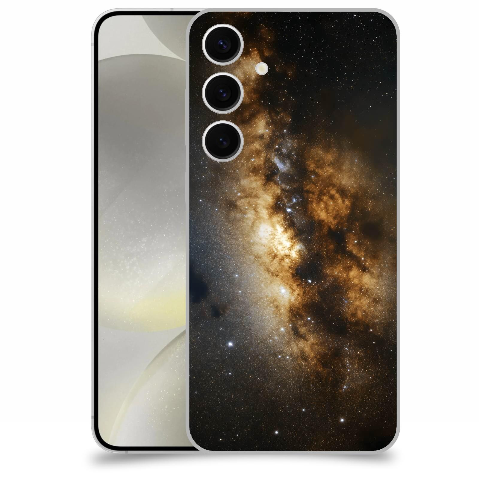 ACOVER Kryt na mobil Samsung Galaxy S24+ - Kosmický oheň