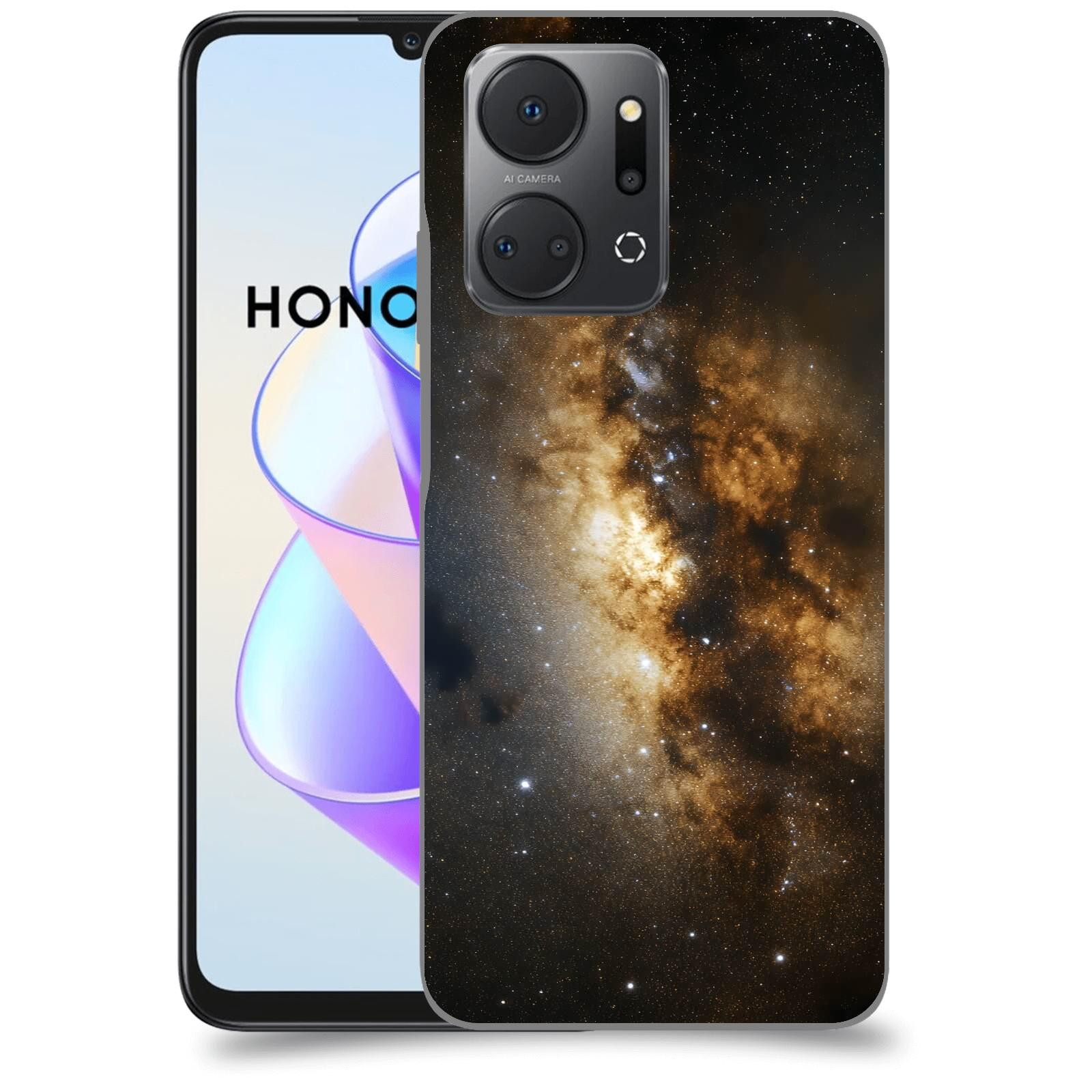 ACOVER Kryt na mobil HONOR X7a - Kosmický oheň