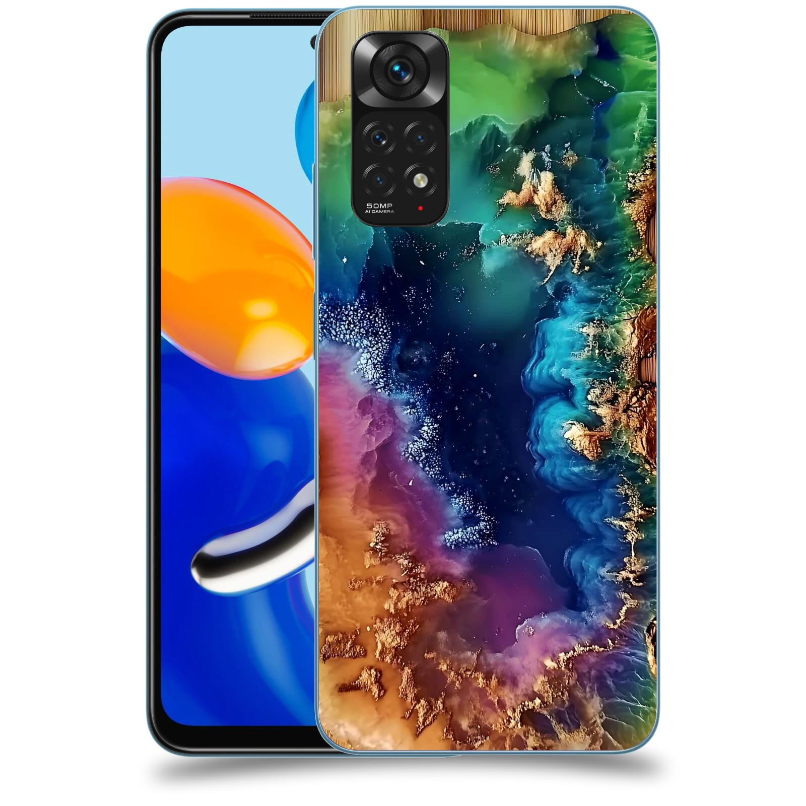 ACOVER Kryt na mobil Xiaomi Redmi Note 11 - Krystalická energie