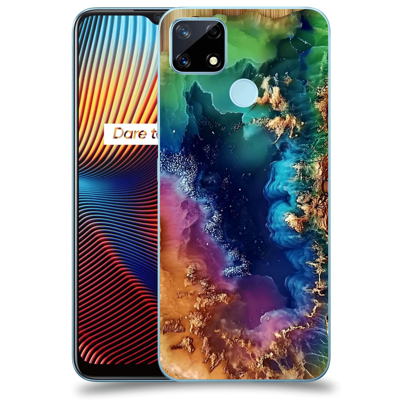 ACOVER Kryt na mobil Realme 7i - Krystalická energie