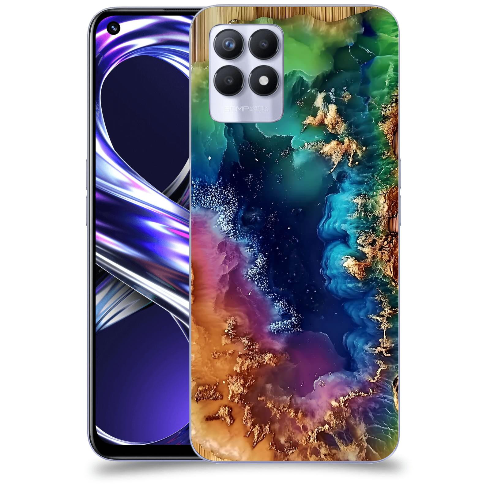 ACOVER Kryt na mobil Realme 8i - Krystalická energie