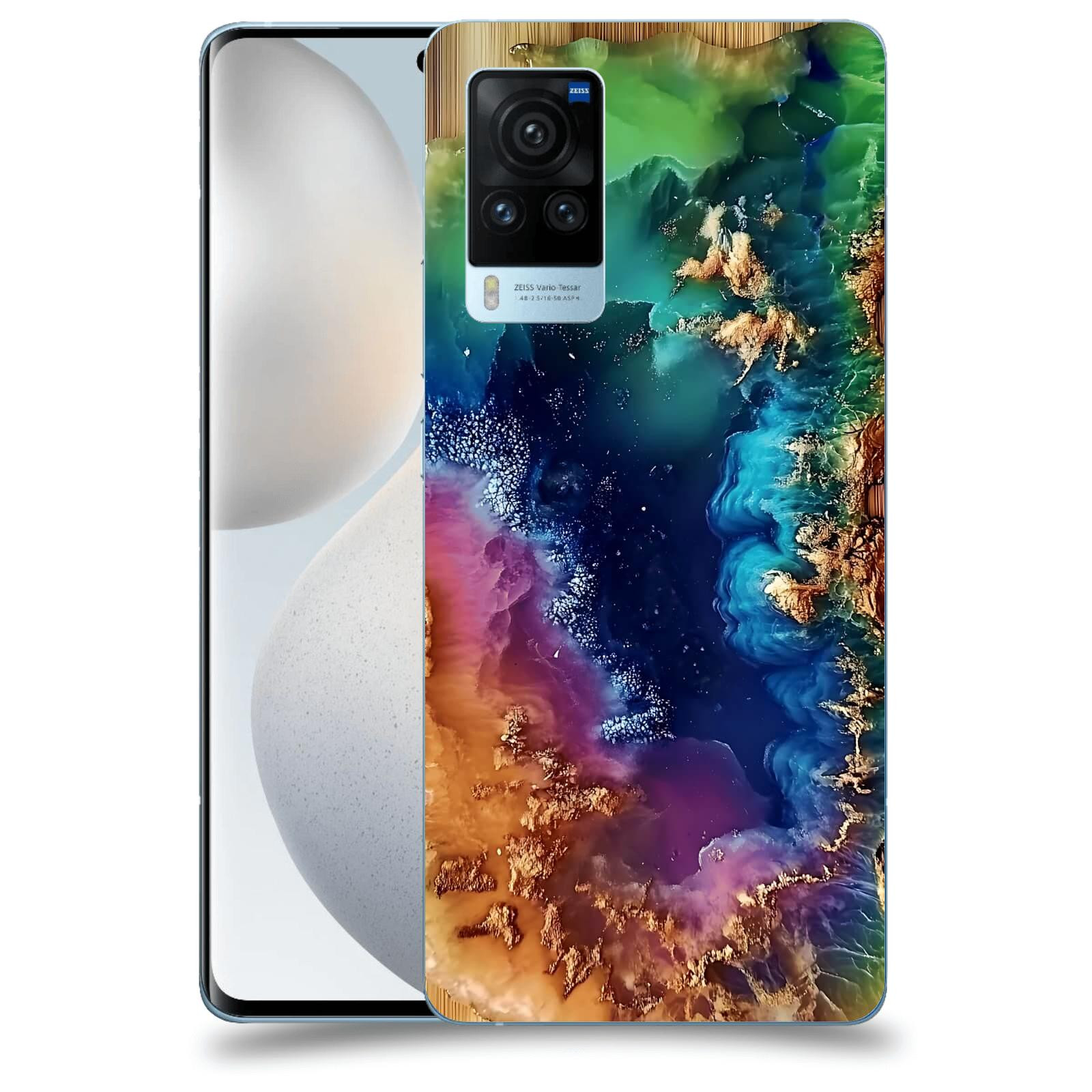 ACOVER Kryt na mobil Vivo X60 Pro 5G - Krystalická energie