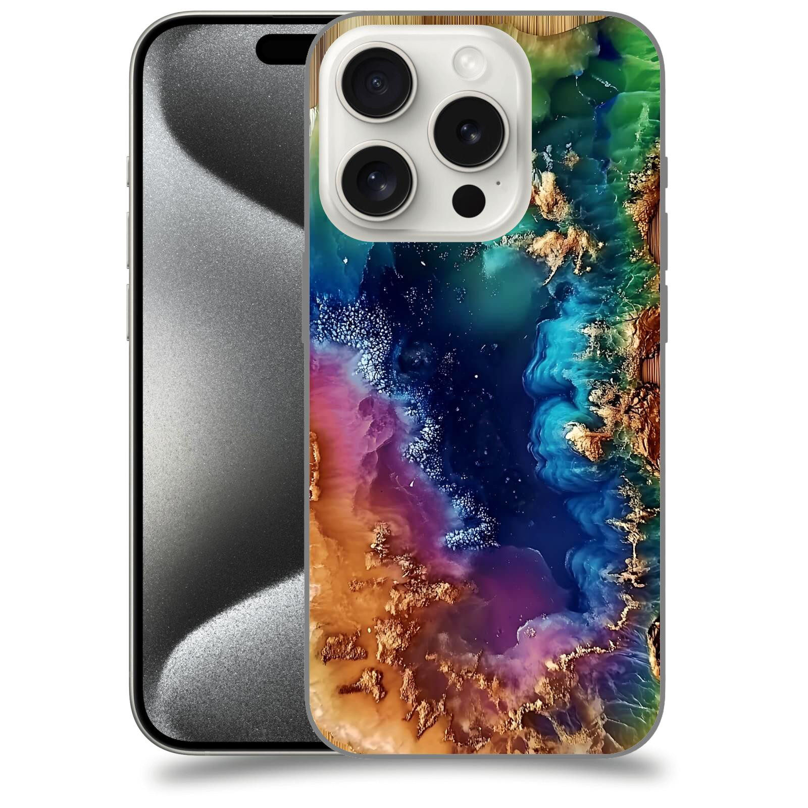 ACOVER Kryt na mobil Apple iPhone 15 pro - Krystalická energie