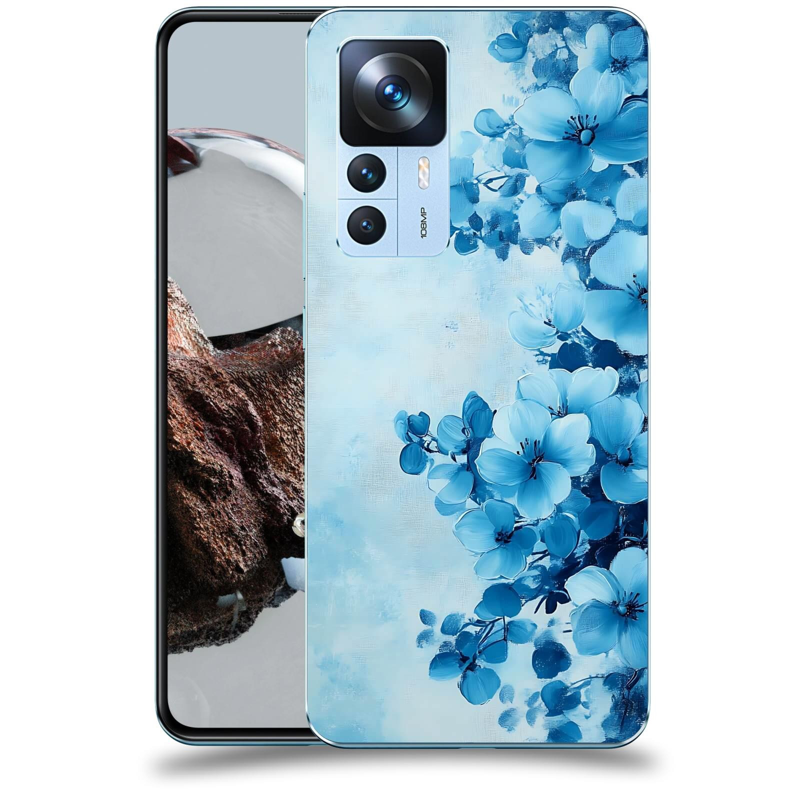 ACOVER Kryt na mobil Xiaomi 12T - Květinová malba