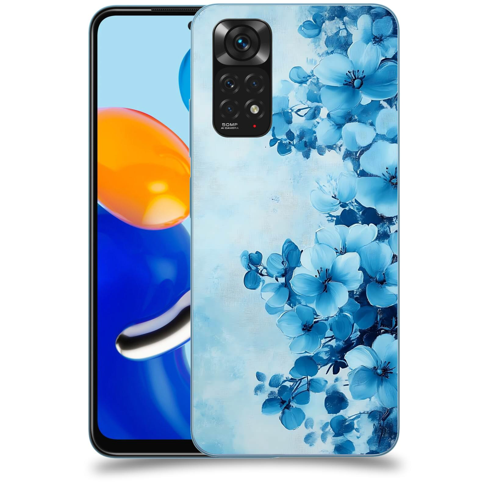 ACOVER Kryt na mobil Xiaomi Redmi Note 11 - Květinová malba