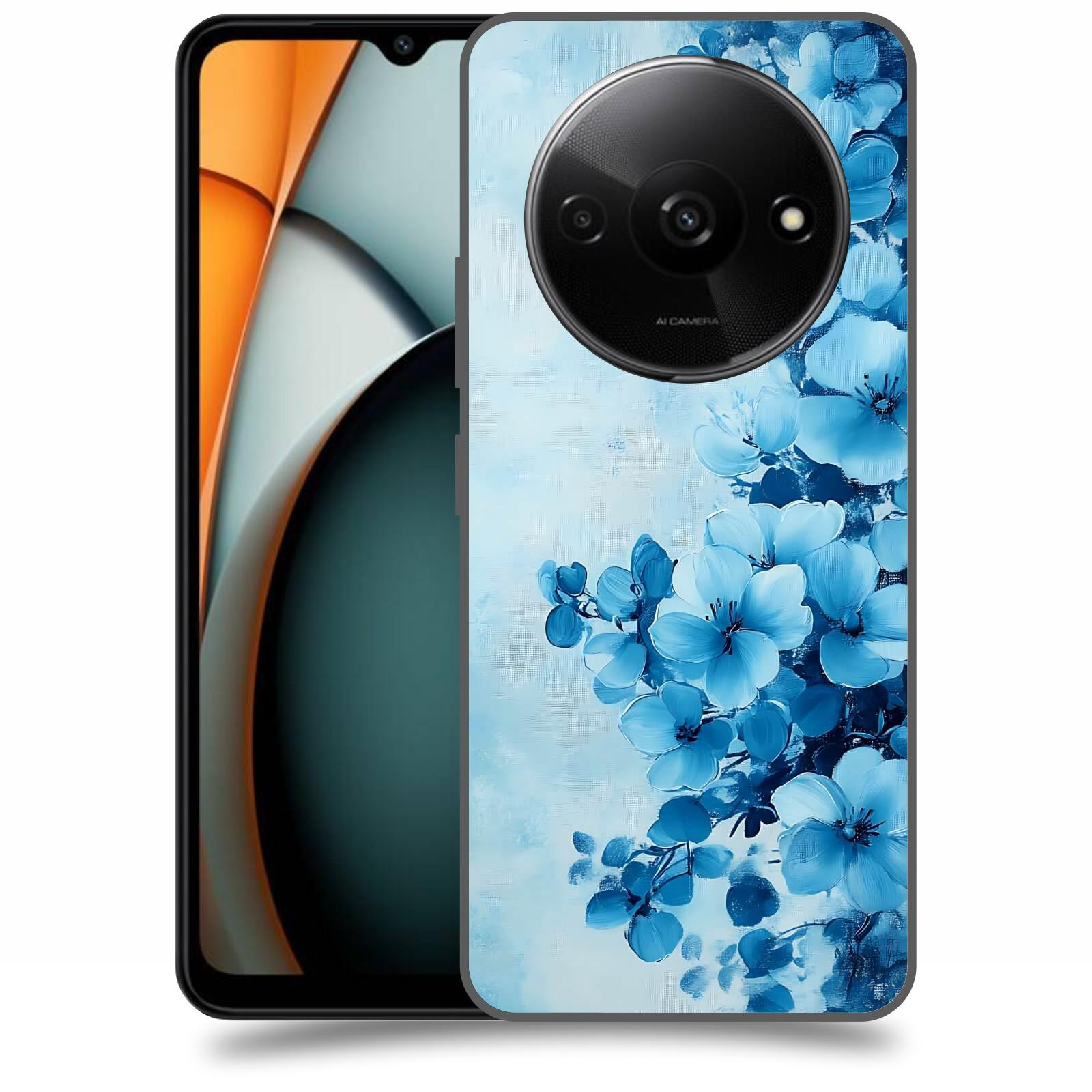 ACOVER Kryt na mobil Xiaomi Redmi A3 - Květinová malba
