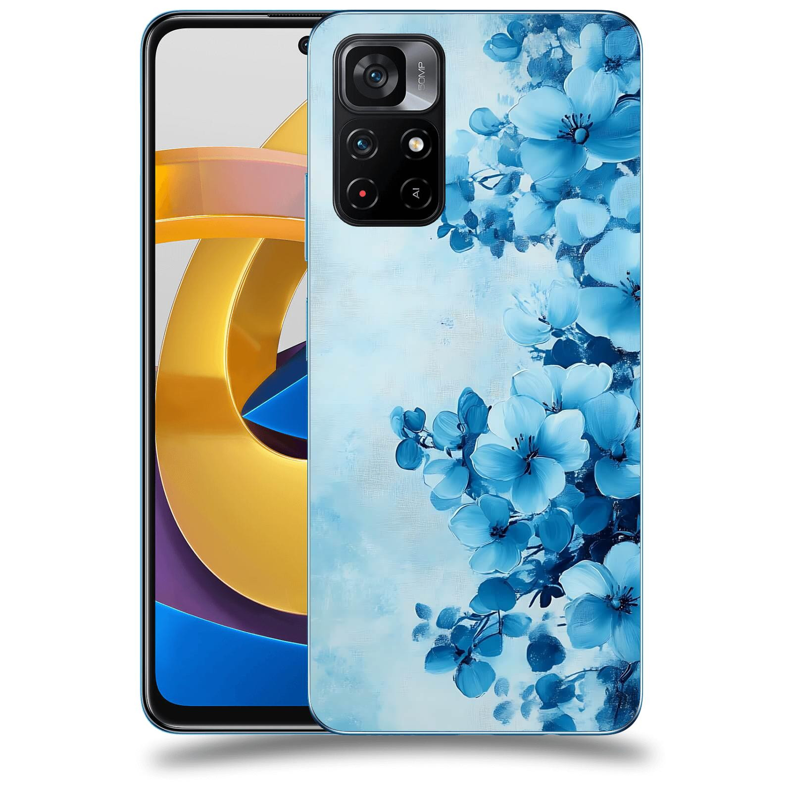 ACOVER Kryt na mobil Xiaomi Poco M4 Pro - Květinová malba